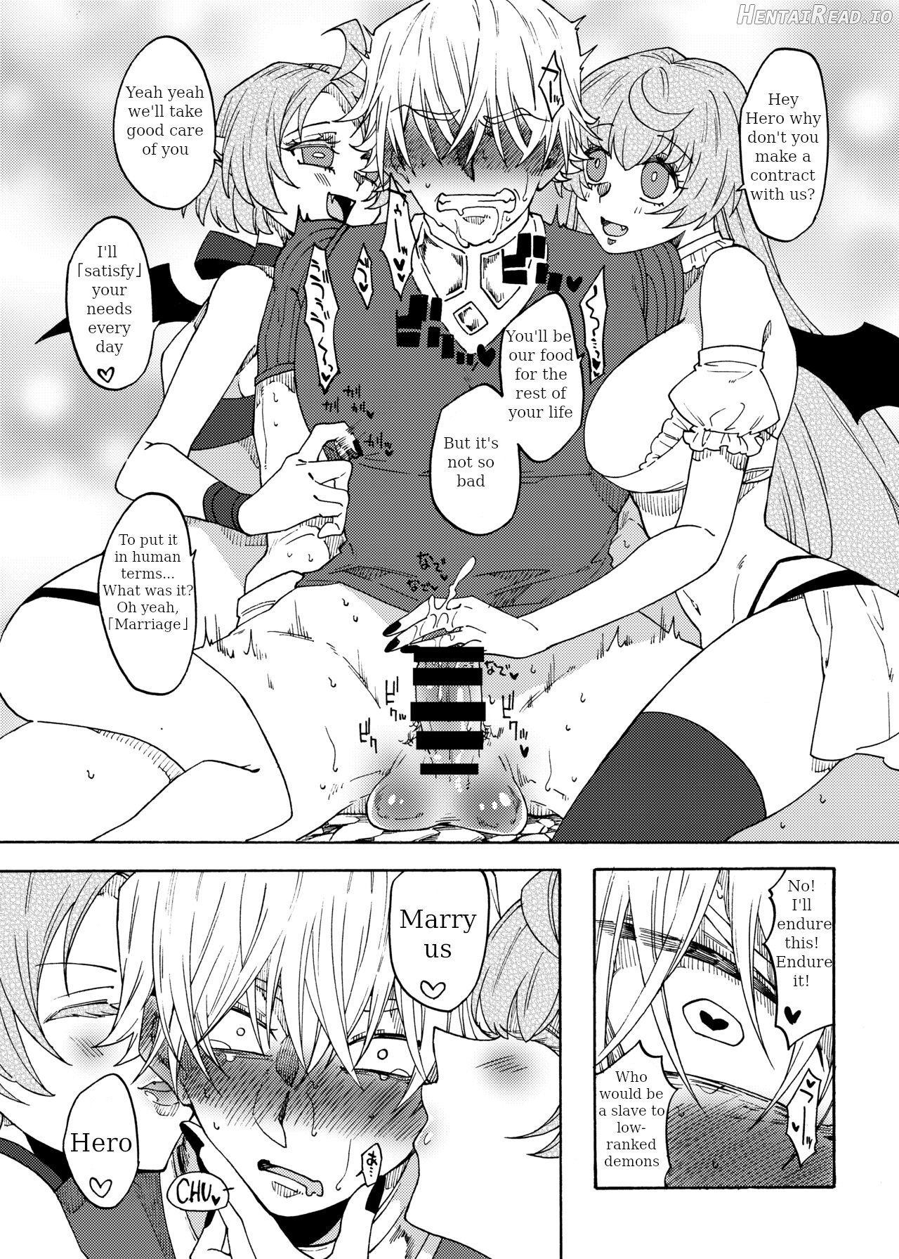 Saikyou Yuusha ga Zako Succubus Shimai no Seieki Server ni naru Hanashi! Chapter 1 - page 11