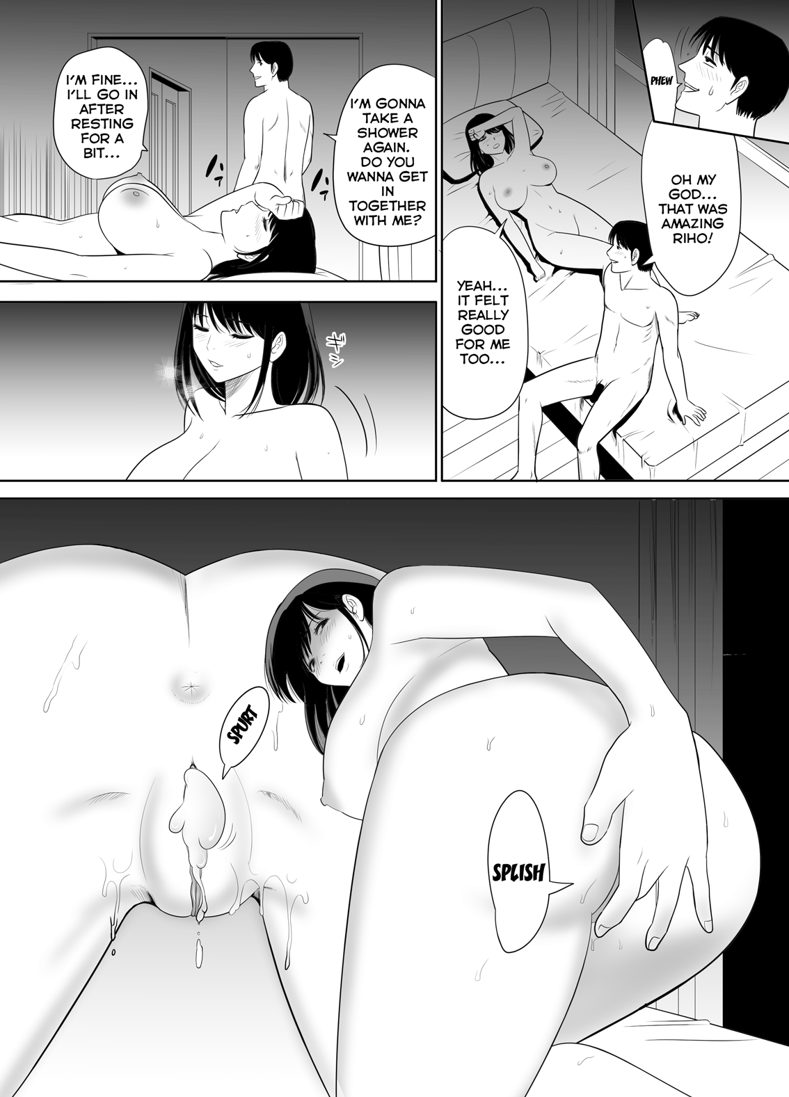 Danchi no Tonari no Oku-san UR de NT~R Chapter 1 - page 58