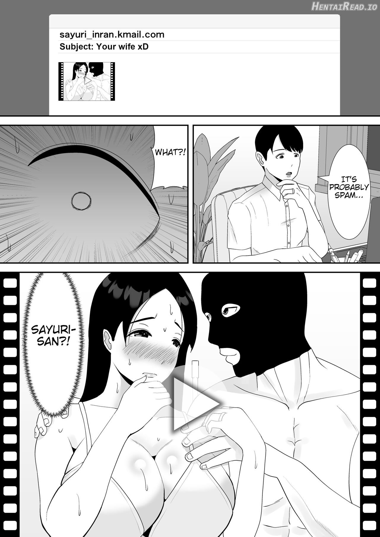 Tsuma no Douga ga Okuraretekimasu ~Dekachin Zetsurin Fukumen Otoko ni Netorareta MuchiMuchi Kyonyuu Seiso Tsuma~ Chapter 1 - page 15