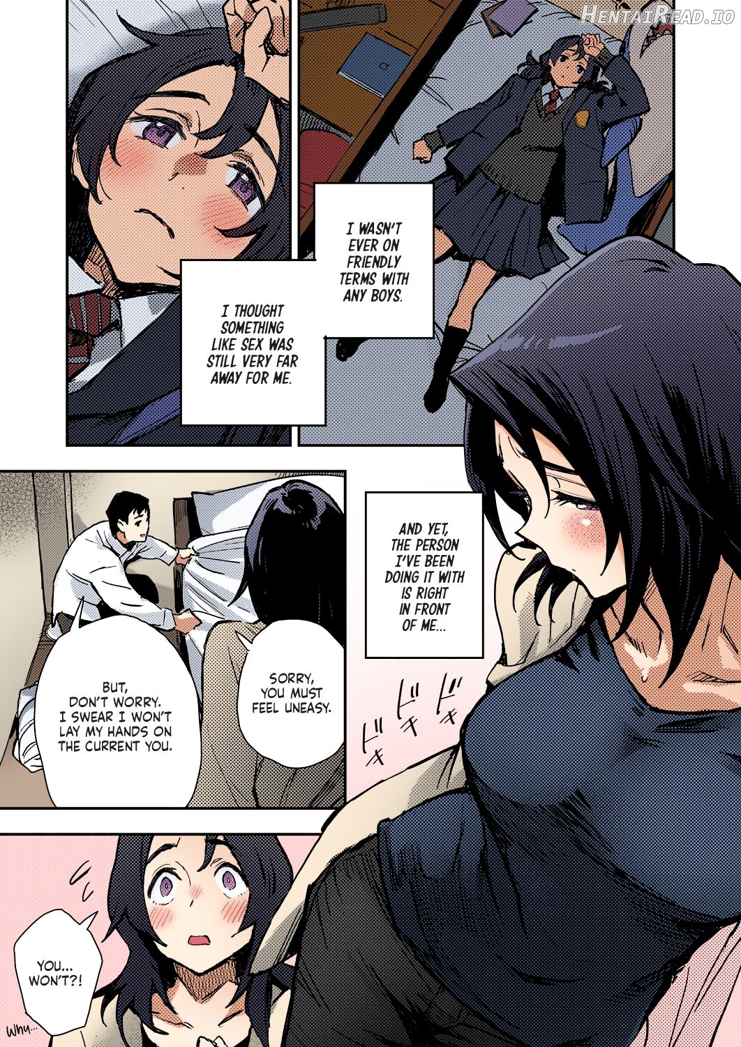 Haruko-san no Naka - Colorized Chapter 1 - page 9