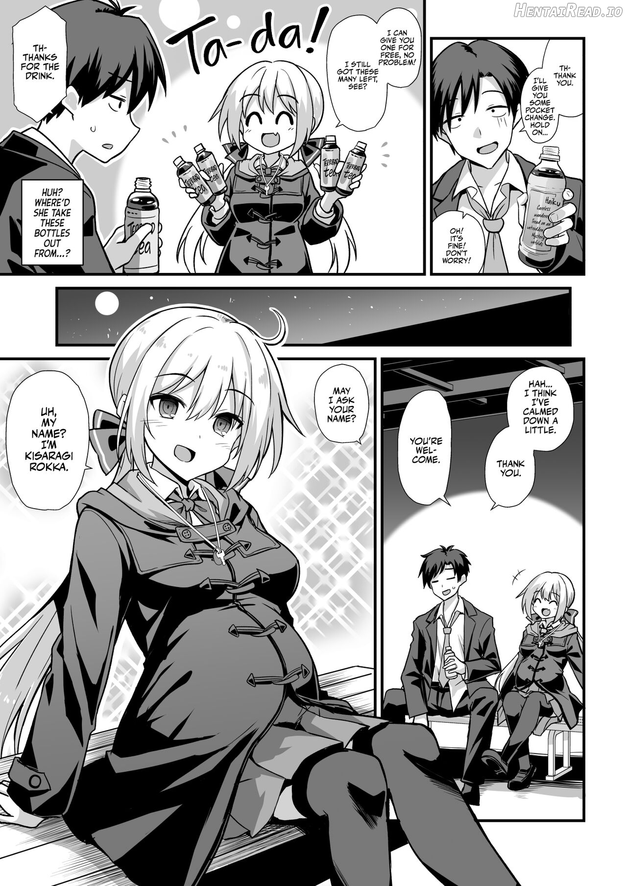 Kaidan Toshi Densetsu Shinya no Eki de Mesugaki ni Totsuzen Ecchi o Semarare Shiboritorareru Hon Chapter 1 - page 6