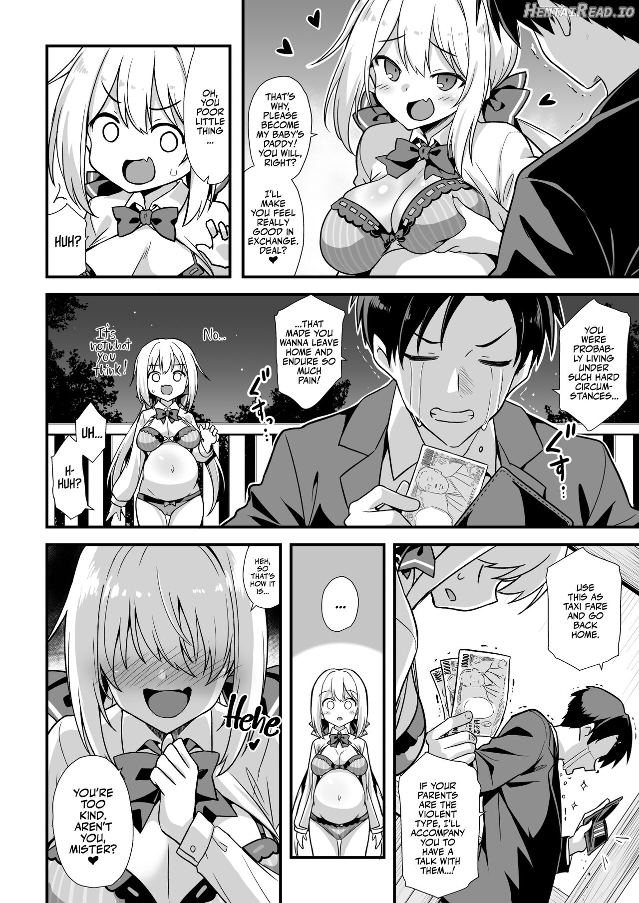 Kaidan Toshi Densetsu Shinya no Eki de Mesugaki ni Totsuzen Ecchi o Semarare Shiboritorareru Hon Chapter 1 - page 11