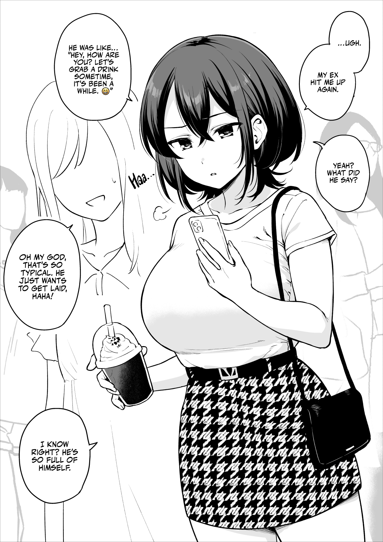 Jibun no Karada o Shiri Tsukushiteru Motokare ni Yobidasarete Nagasare Ecchi Shichau Ko Chapter 1 - page 1