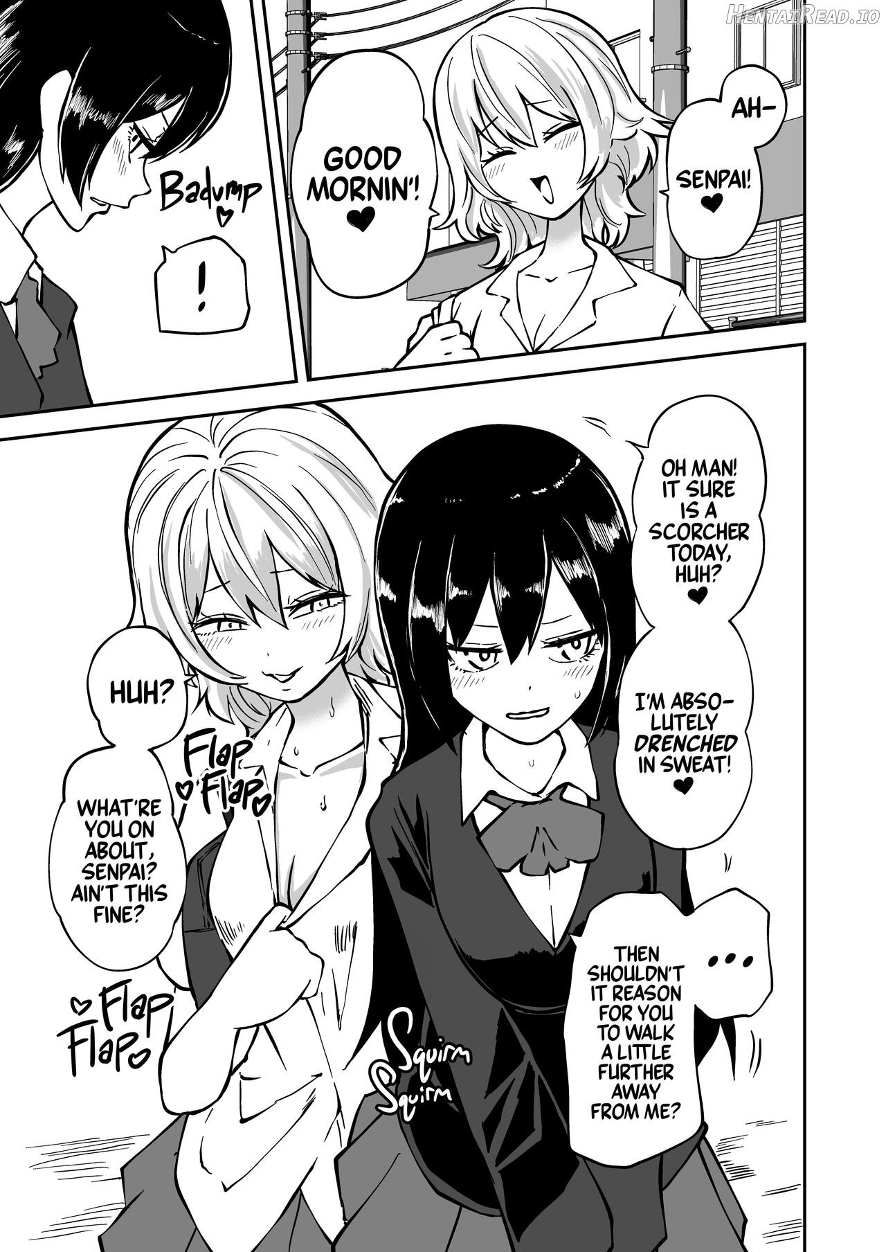 Doutei Futanari Senpai Bitch Kouhai no Amaama Fudeoroshi Chapter 1 - page 2