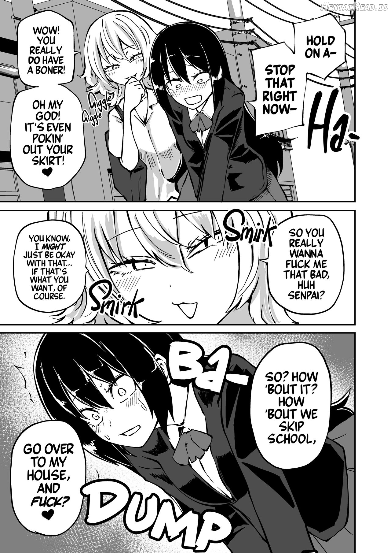 Doutei Futanari Senpai Bitch Kouhai no Amaama Fudeoroshi Chapter 1 - page 4