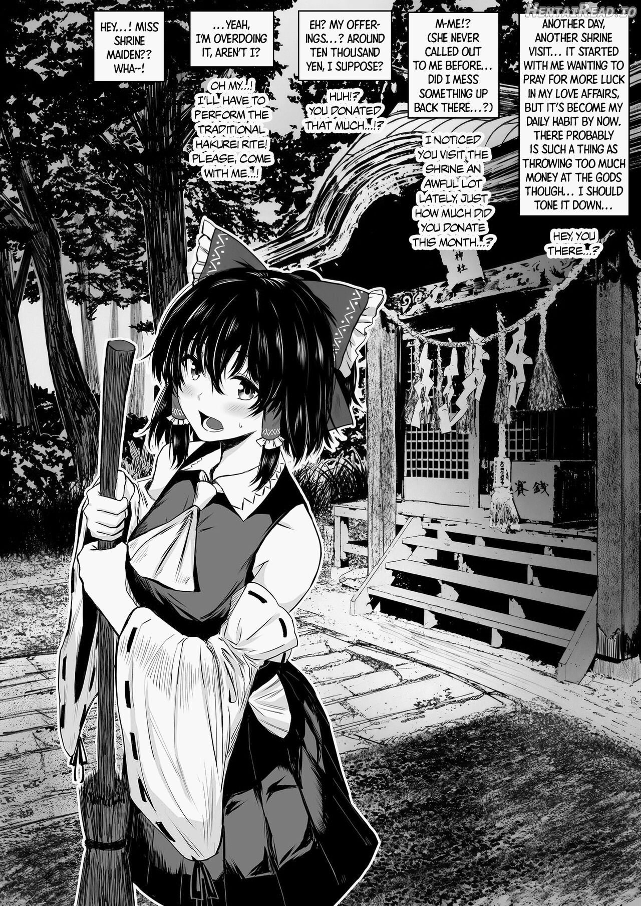 Reimu to Yuugure no o Saisen Ecchi Saabisu Chapter 1 - page 2