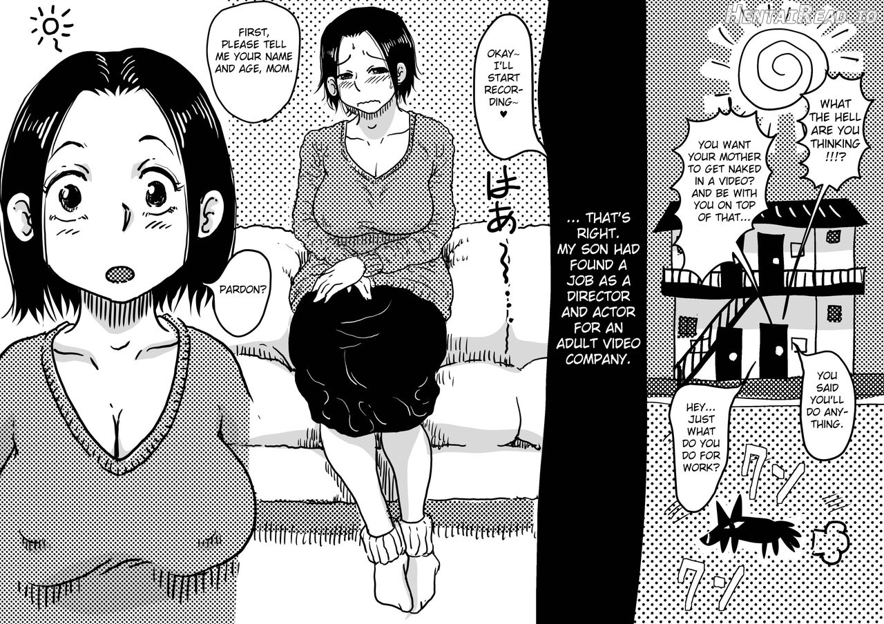 Hajimete no AV Ninkatsu Rei no "Ano Okaa-san" ga Musuko no Adult Video de Nakadashi Sarete Ninshin Saserarete Shimau Hanashi. Chapter 1 - page 6