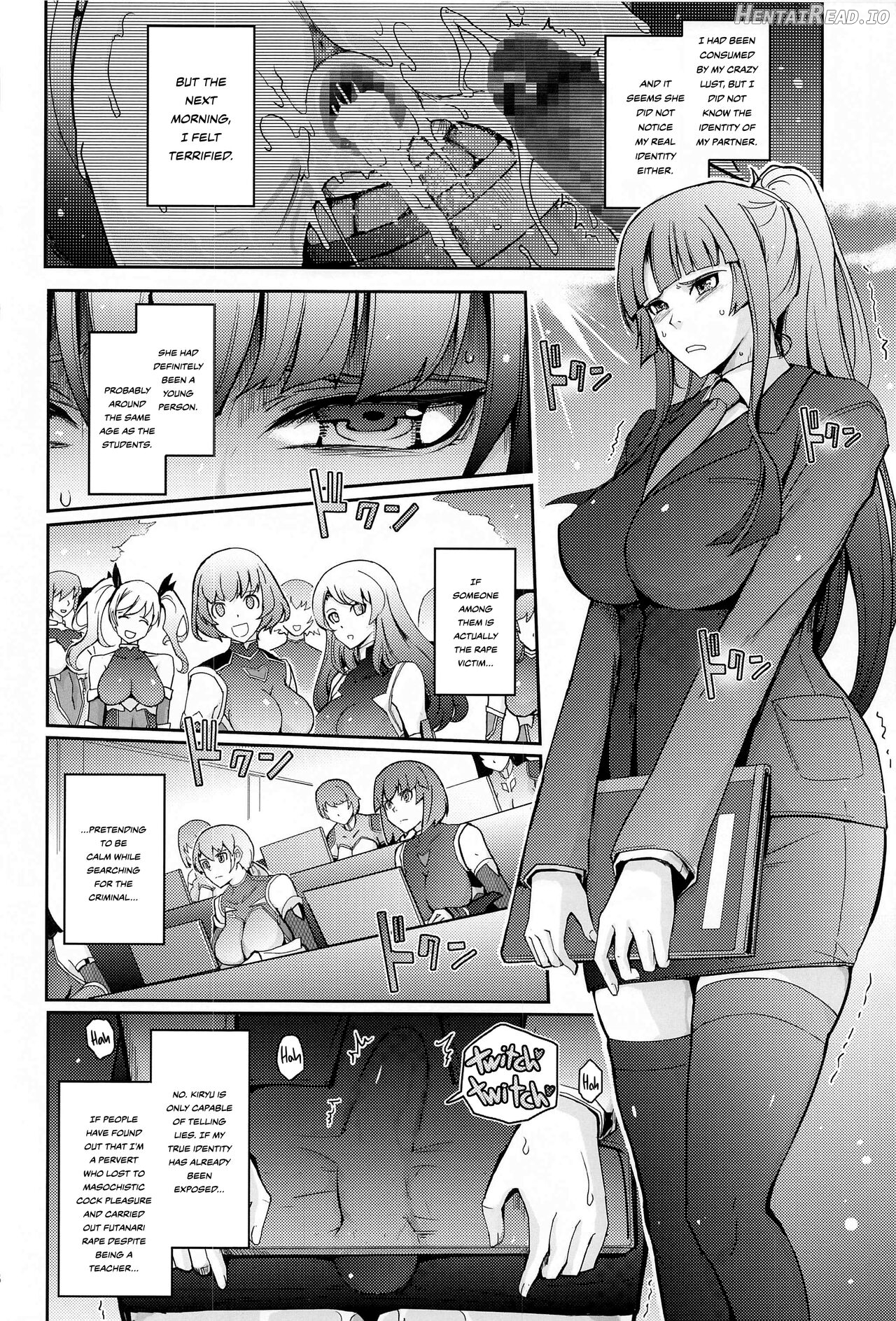 Seiyoku Genkai Onnakyoushi Taimanin Yatsu Murasaki Chapter 1 - page 8