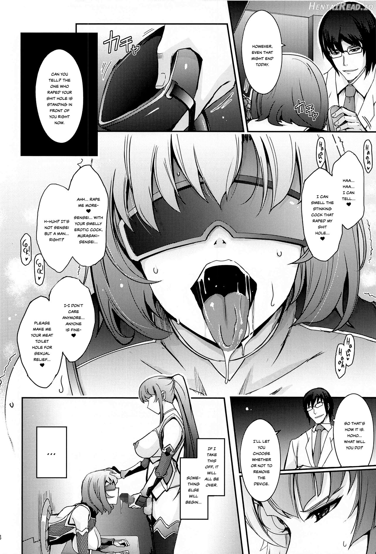 Seiyoku Genkai Onnakyoushi Taimanin Yatsu Murasaki Chapter 1 - page 18