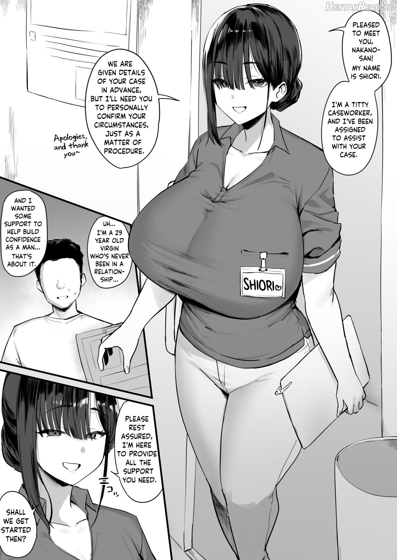 Oppai Caseworker Chapter 1 - page 1