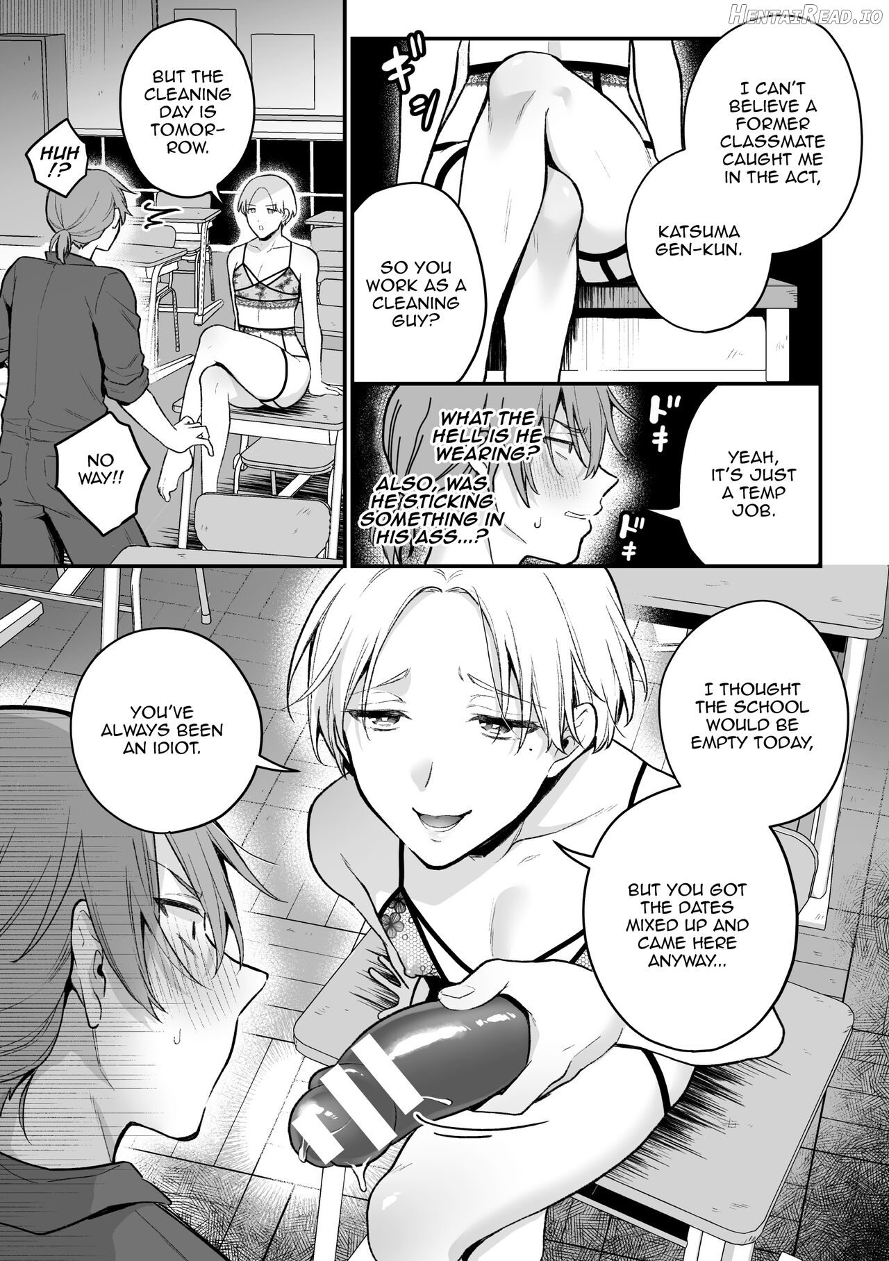 Inrei Taiken Ch. 5 ~Iwakutsuki Kyoushitsu de Ananie ni Fukeru Hentai Kyoushi no Hanashi~ Chapter 1 - page 10