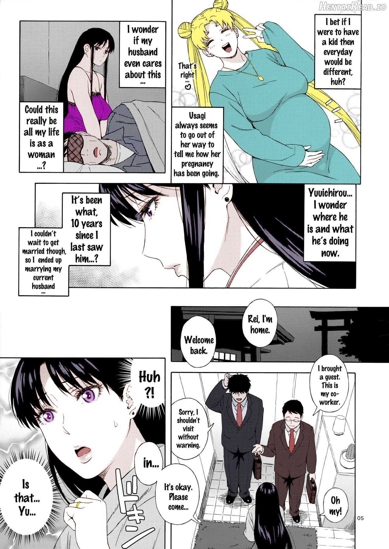 Ano Hito ni Nita Hito [Hitozuma Rei-chan no Yuuutsu] - Colorized Chapter 1 - page 3