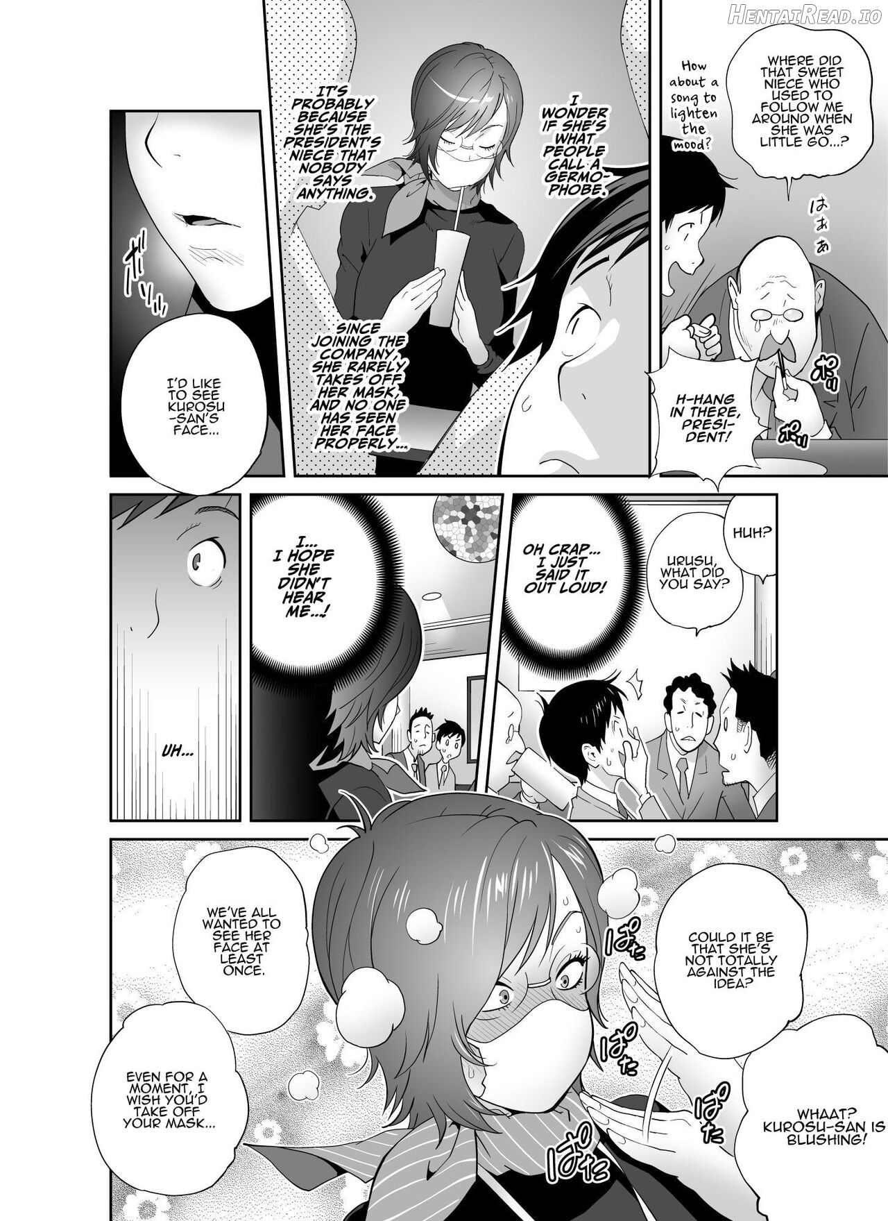 Keiri no Sanpakugan Kyonyuu Kurosuu-san no Sugao wa Dare mo Shiranai Chapter 1 - page 4