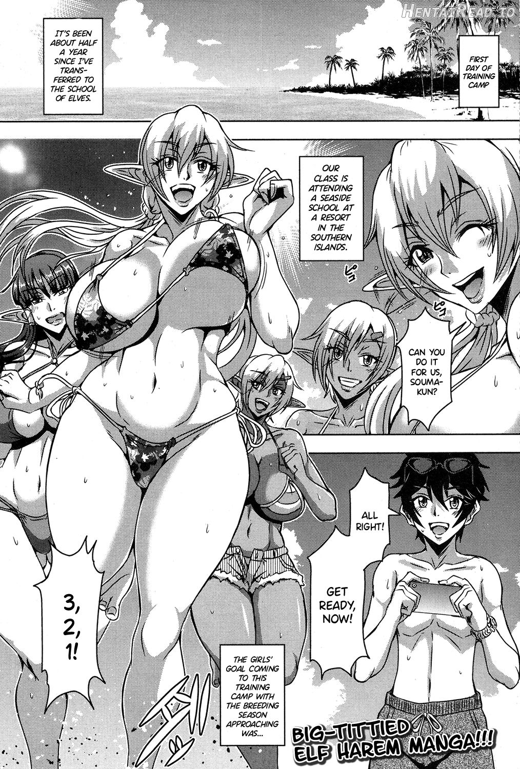 Elf Harem no Mori to Kozukuri Keiyaku Chapter 3 - page 1