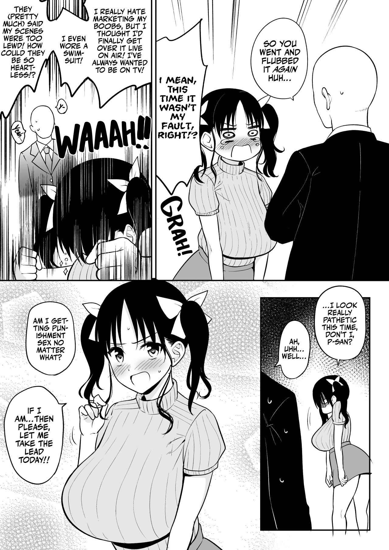 Bust Size no Gyaku Saba Shinkoku ga Barete P-san ni Oshioki Sex o Kimerareru Nagachichi Chika Idol Chapter 2 - page 2