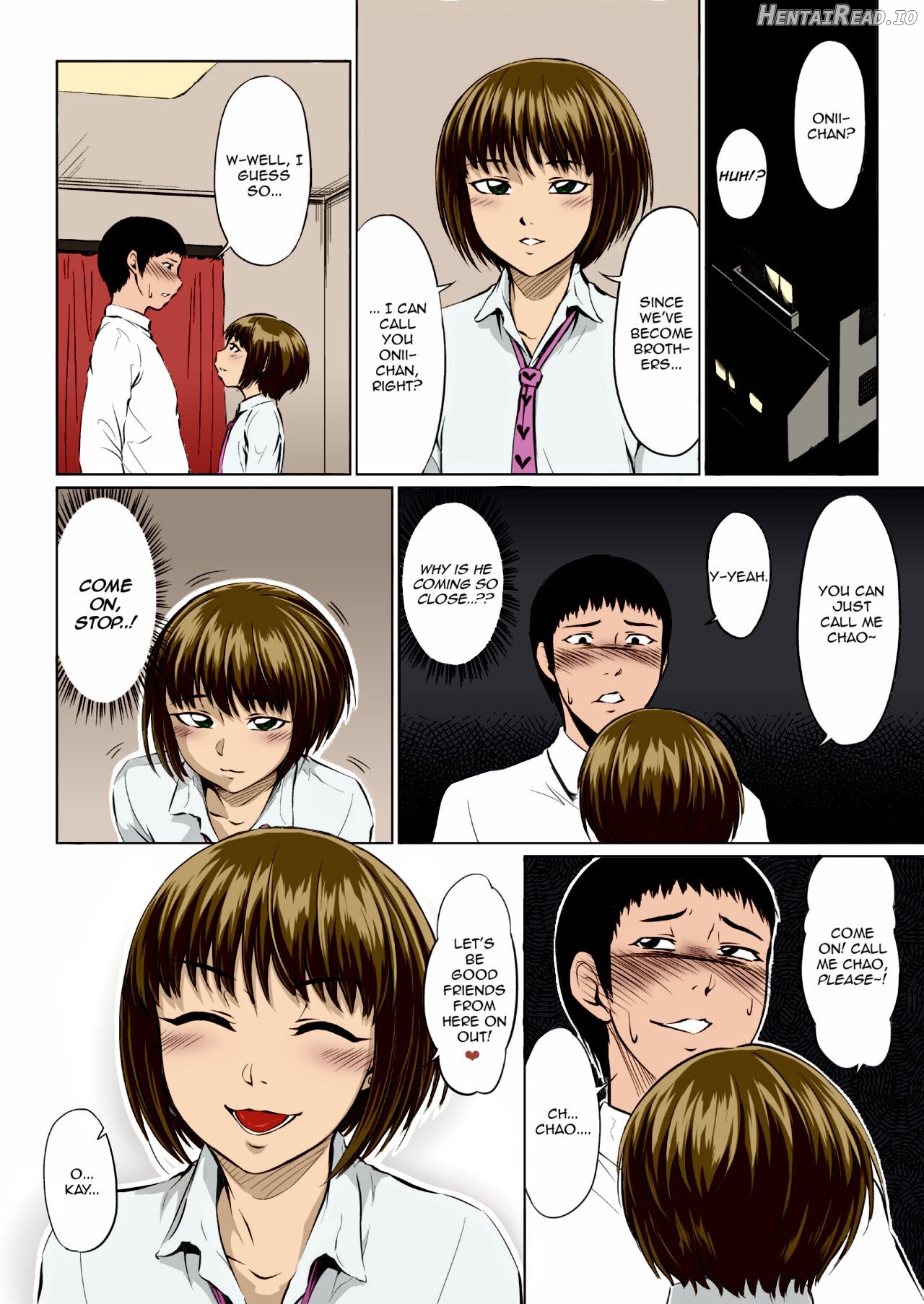 Fellatio Kouhai, Otouto ni naru - Colorized Chapter 1 - page 4