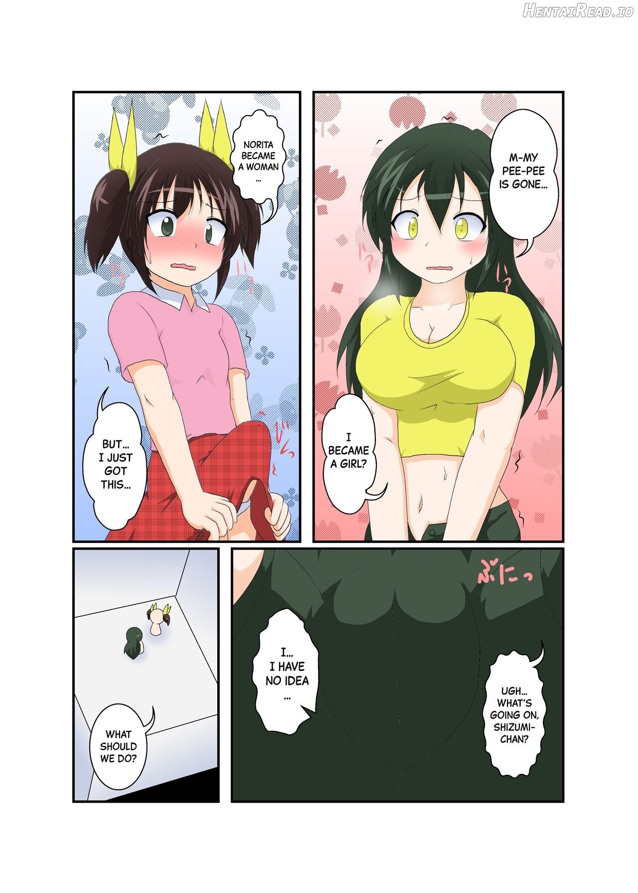 Onnanoko ga Futanari ni Otokonoko ga Onna ni naru hanashi Chapter 1 - page 12