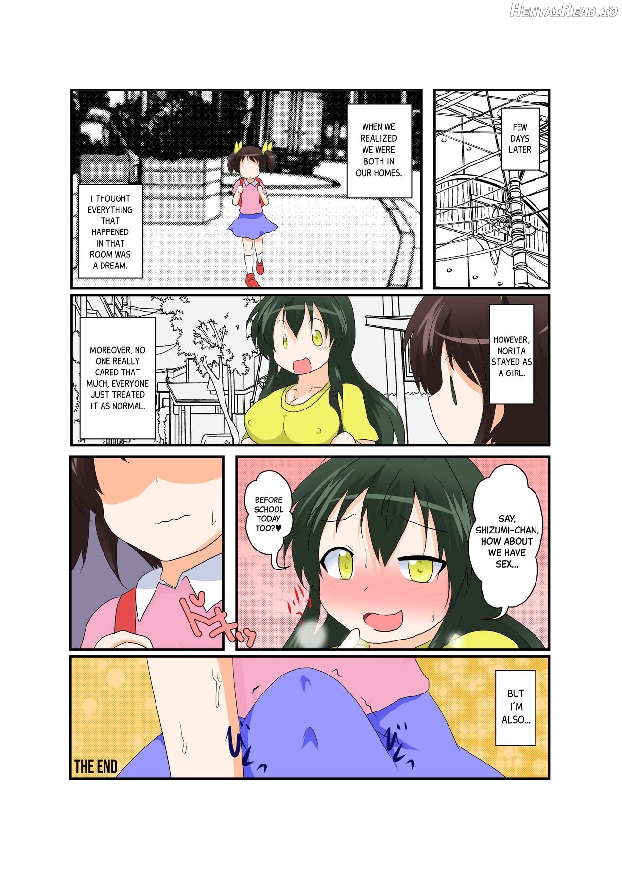 Onnanoko ga Futanari ni Otokonoko ga Onna ni naru hanashi Chapter 1 - page 38