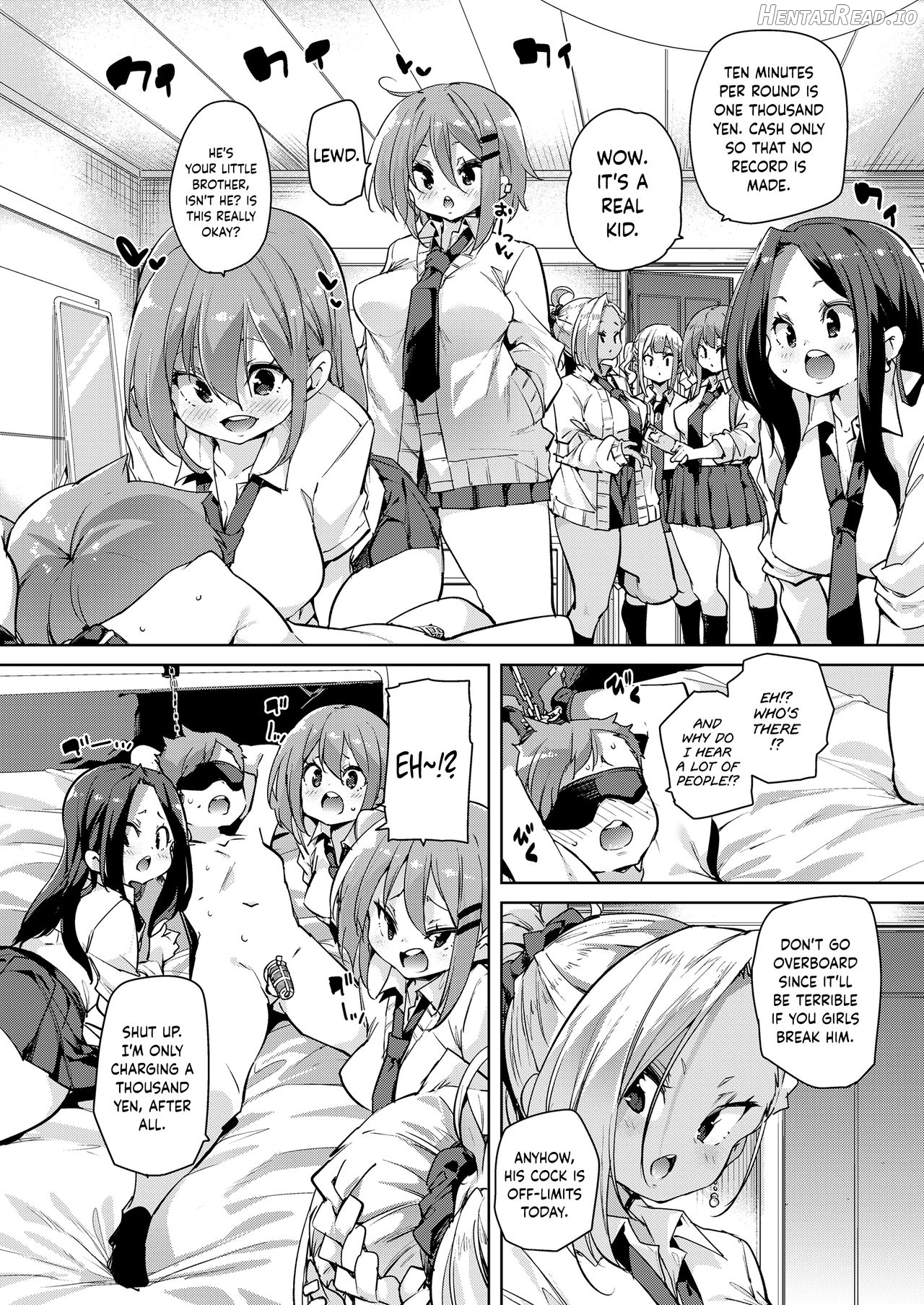 Koushuunyuu Kanou! Chikubi o Namerareru dake no Kantan na Oshigoto desu!! Chapter 1 - page 6