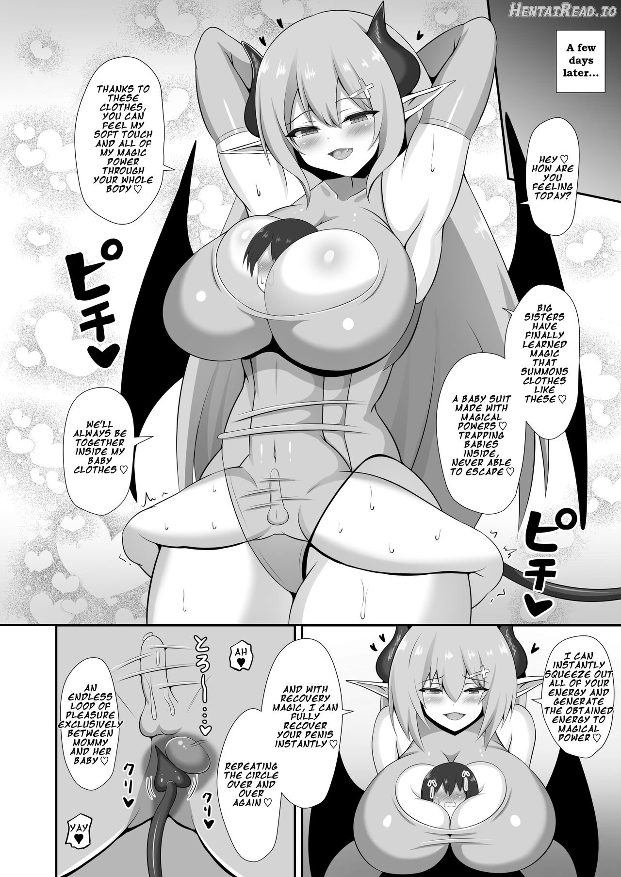 Succubus Doreika Keikaku ~Goshujin-sama Succubus to Moto Shiro Majutsushi no Onee-san~ Chapter 1 - page 36