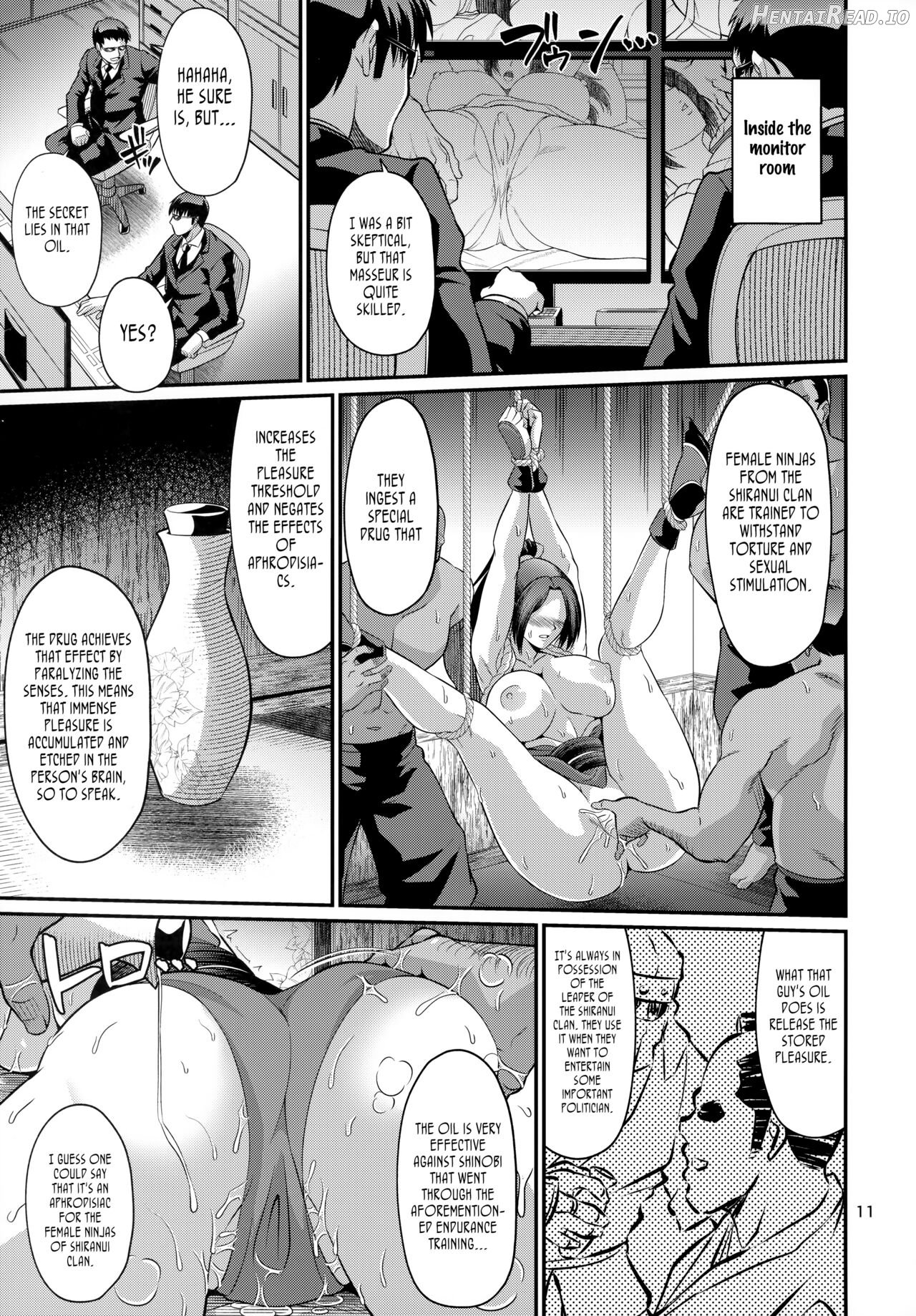 Shiranui-ryuu Kunoichi Saiin Oil Massage Chapter 1 - page 9