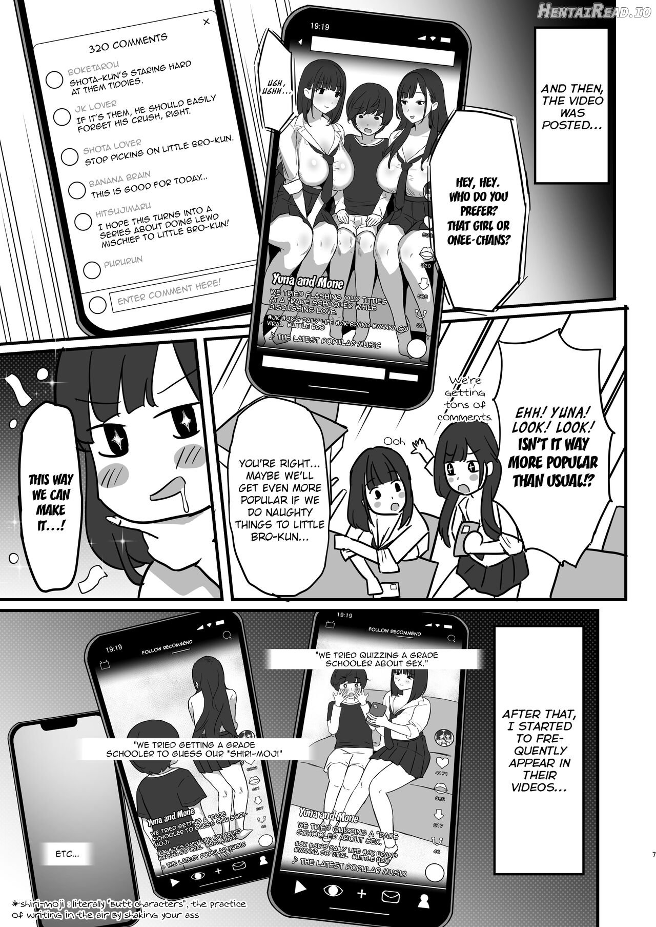 Onee-chan no Tomodachi no JK Tiktoker ni Takusan Paizuri sareru Hon Chapter 1 - page 9