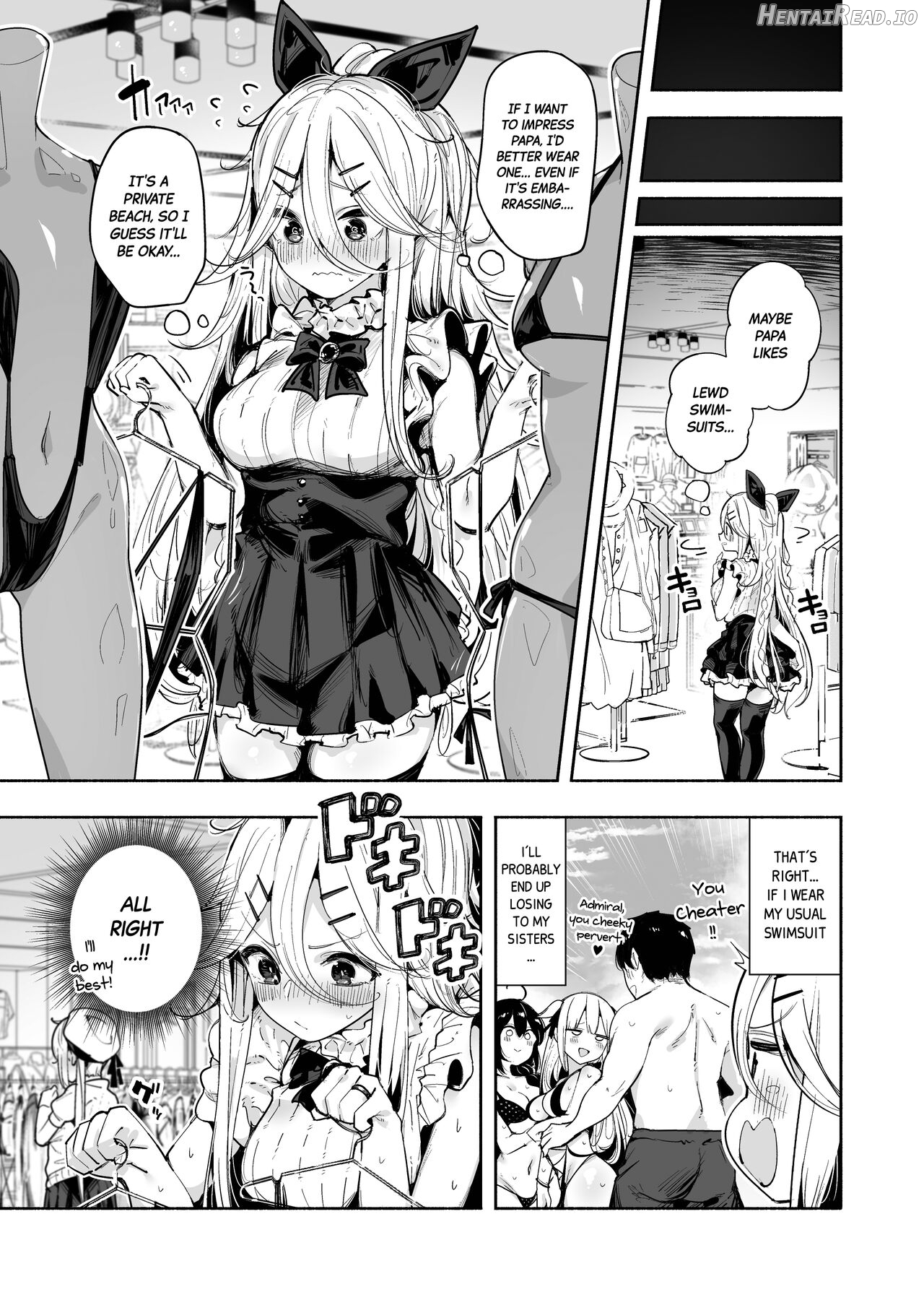 Yamakaze-chan to Private Beach de Yuuwaku Kozukuri Sex Chapter 1 - page 4