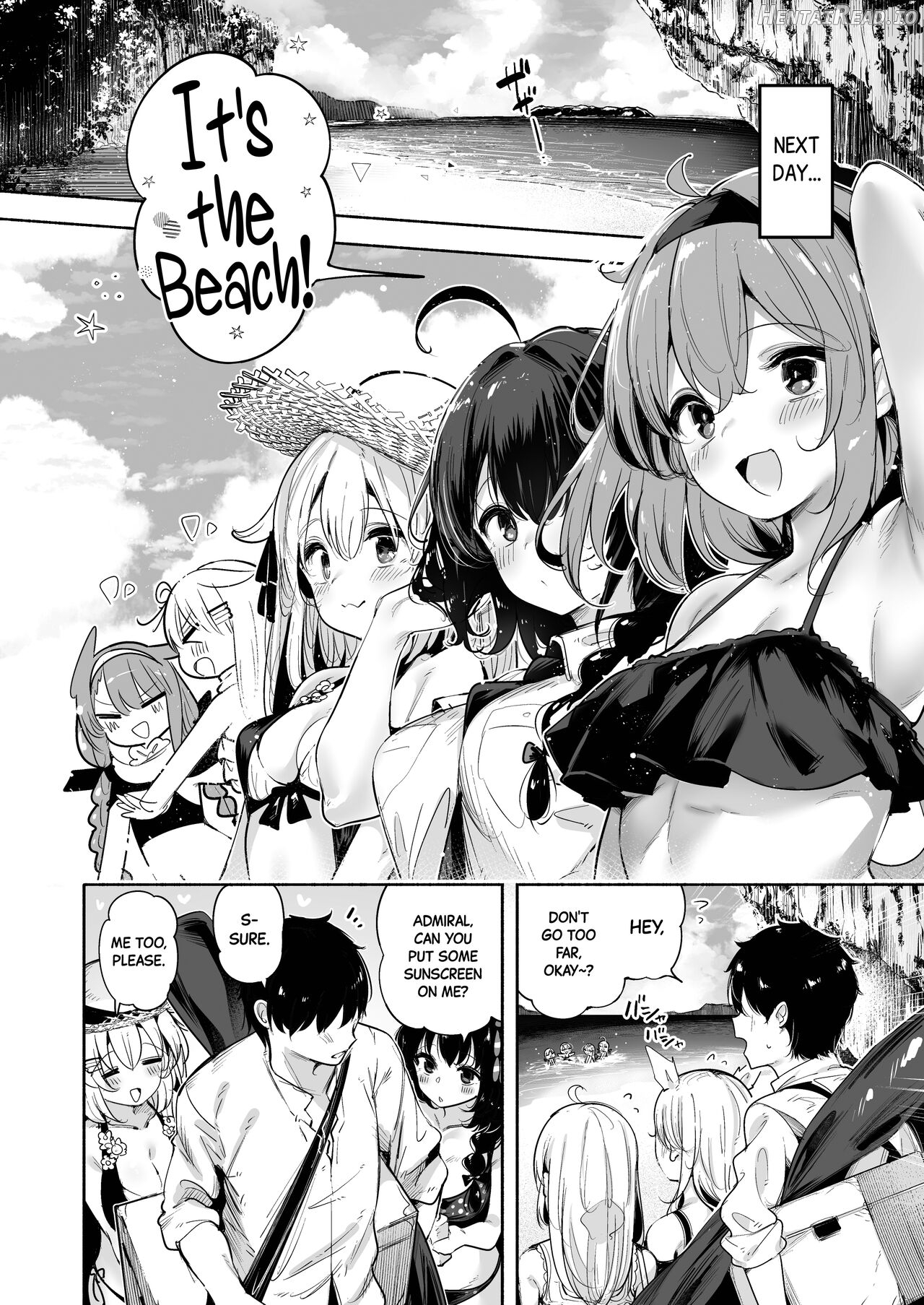 Yamakaze-chan to Private Beach de Yuuwaku Kozukuri Sex Chapter 1 - page 5