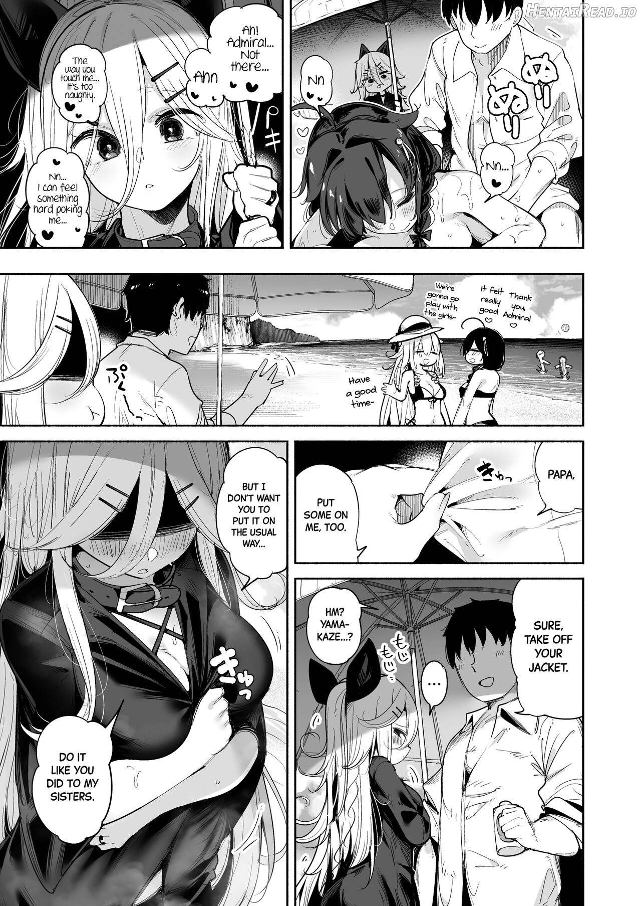 Yamakaze-chan to Private Beach de Yuuwaku Kozukuri Sex Chapter 1 - page 6