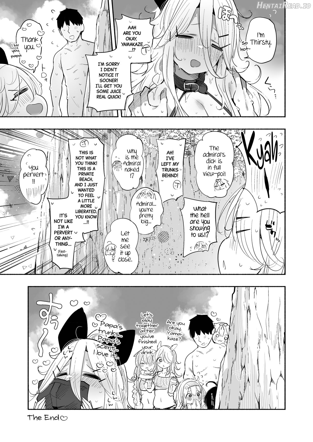 Yamakaze-chan to Private Beach de Yuuwaku Kozukuri Sex Chapter 1 - page 24