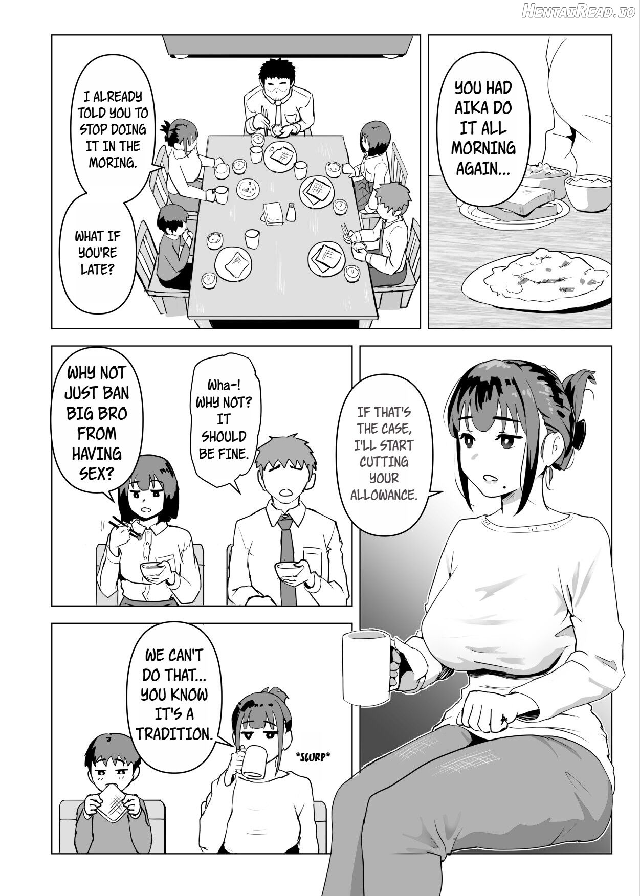 Uchi de wa Kazoku Sex wa Joushiki Rashii Chapter 1 - page 7