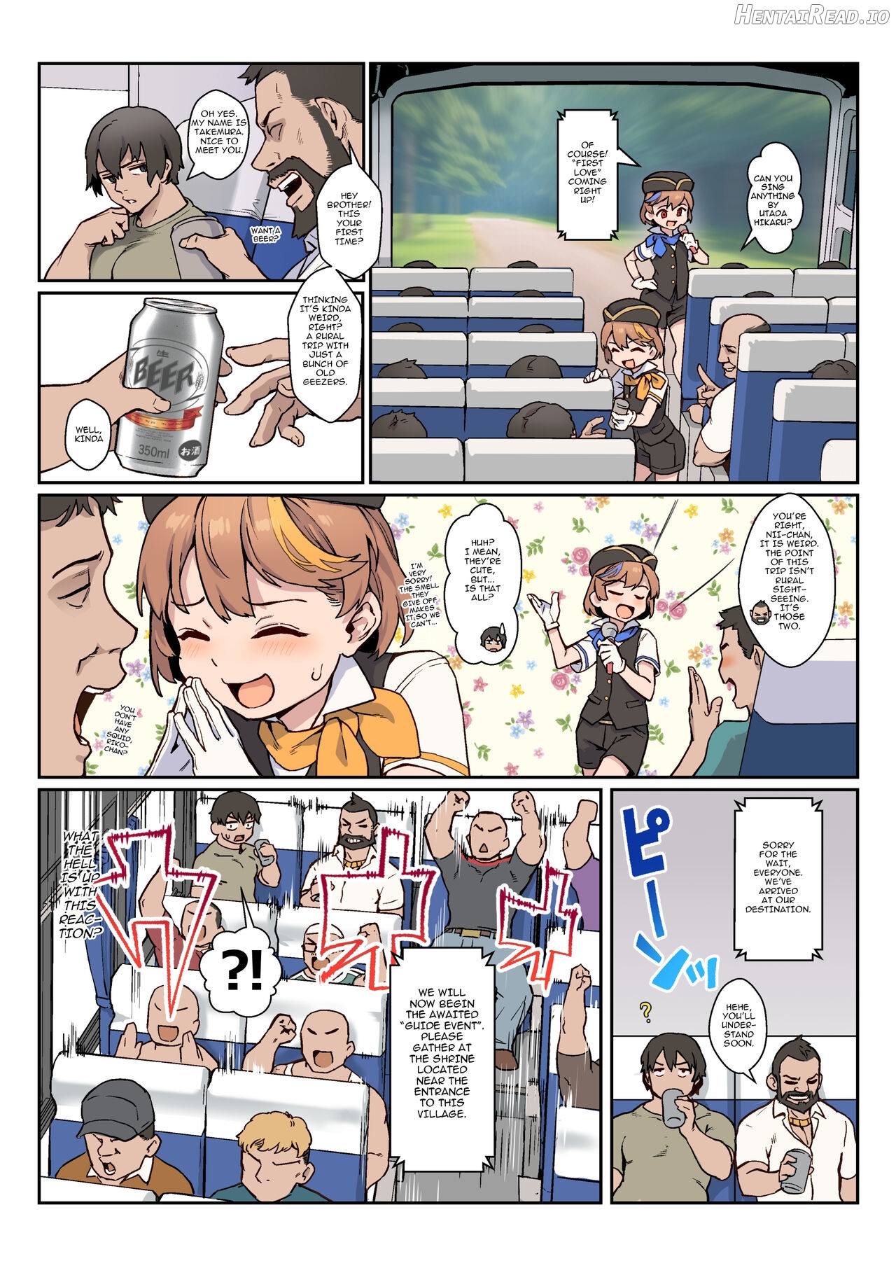 Welcome!! Riko & Rika's Trap Servicei ♂ Bus Guide Tour - Decensored Chapter 1 - page 3