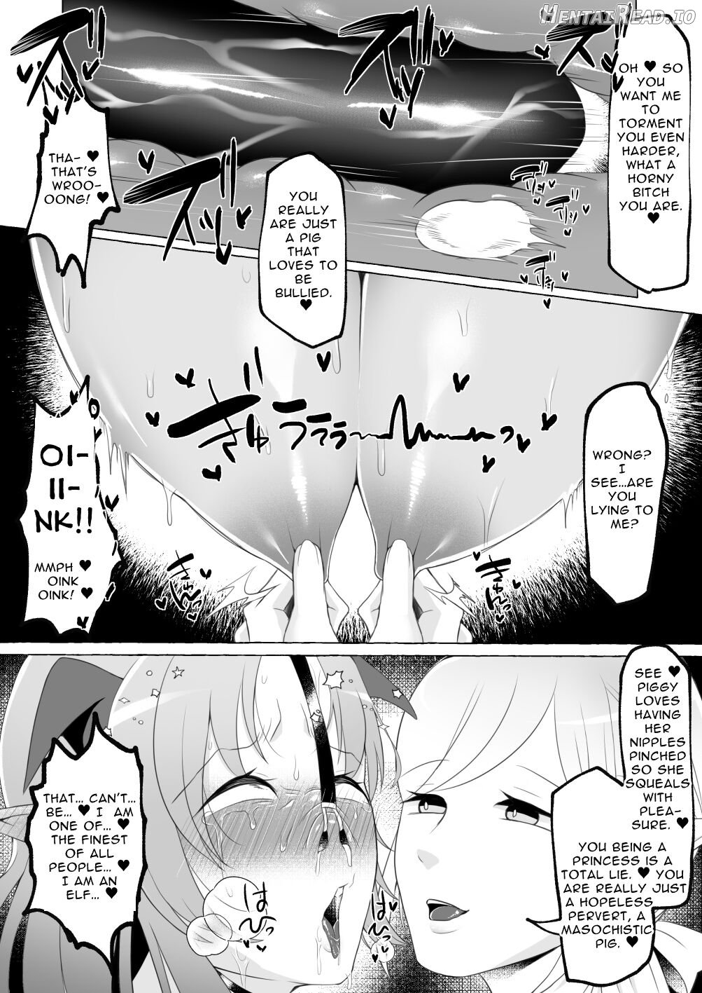 [Elf Oujo Buzama Gehin Osu Och] Mikudashiteta Otoko Ika no Gehin Chinpo Nou ni Natte Elf Bijo-tachi ni Nakadashi Shimakutta Ageku Shasei no Tame ni Buzama Sarashite Daiji na Kuni made Horoboshichau Hanashi Chapter 1 - page 26