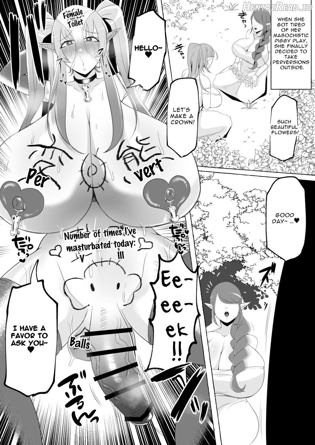 [Elf Oujo Buzama Gehin Osu Och] Mikudashiteta Otoko Ika no Gehin Chinpo Nou ni Natte Elf Bijo-tachi ni Nakadashi Shimakutta Ageku Shasei no Tame ni Buzama Sarashite Daiji na Kuni made Horoboshichau Hanashi Chapter 1 - page 28