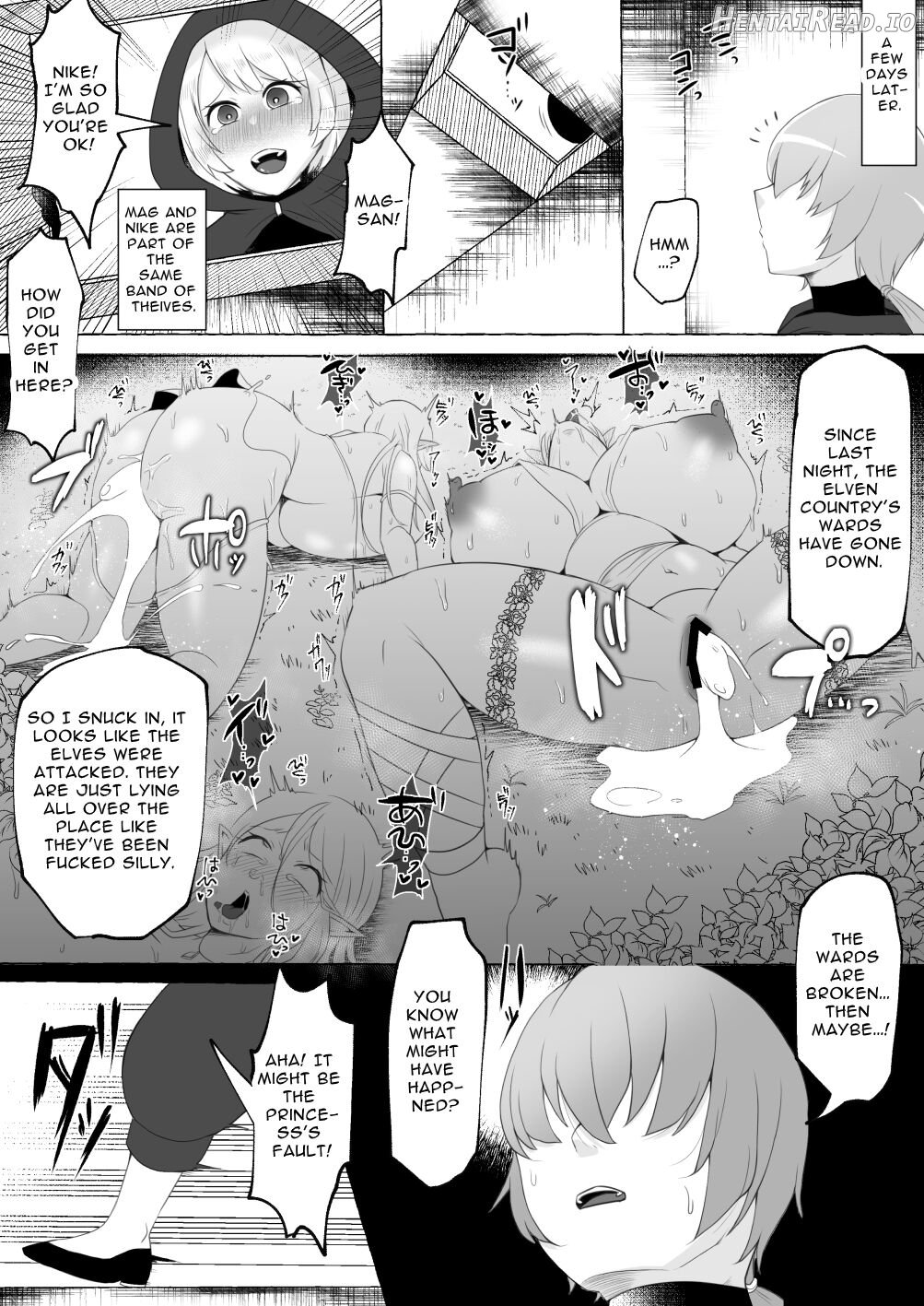 [Elf Oujo Buzama Gehin Osu Och] Mikudashiteta Otoko Ika no Gehin Chinpo Nou ni Natte Elf Bijo-tachi ni Nakadashi Shimakutta Ageku Shasei no Tame ni Buzama Sarashite Daiji na Kuni made Horoboshichau Hanashi Chapter 1 - page 30