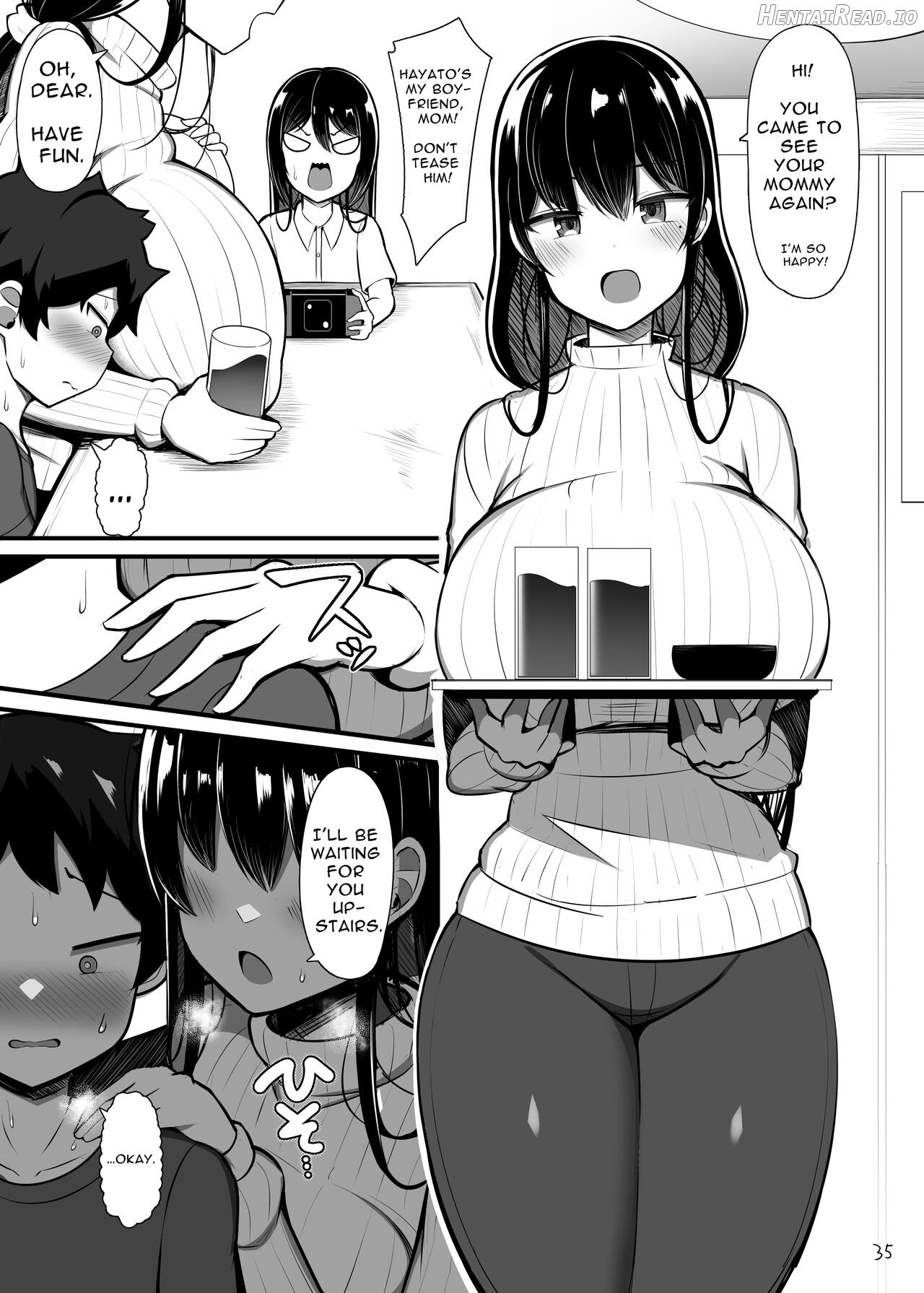 Onee-chan to, Mama to, Honki Koubi. Chapter 1 - page 34