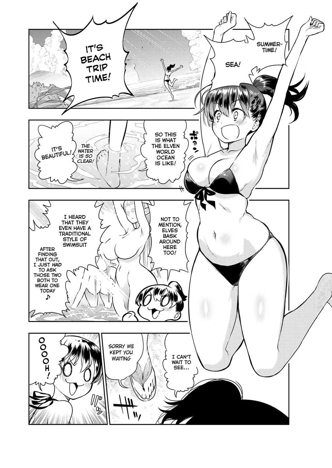 Futanari no Elf - Decensored Chapter 1 - page 57