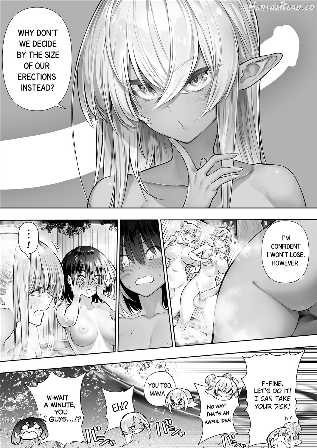 Futanari no Elf - Decensored Chapter 1 - page 144