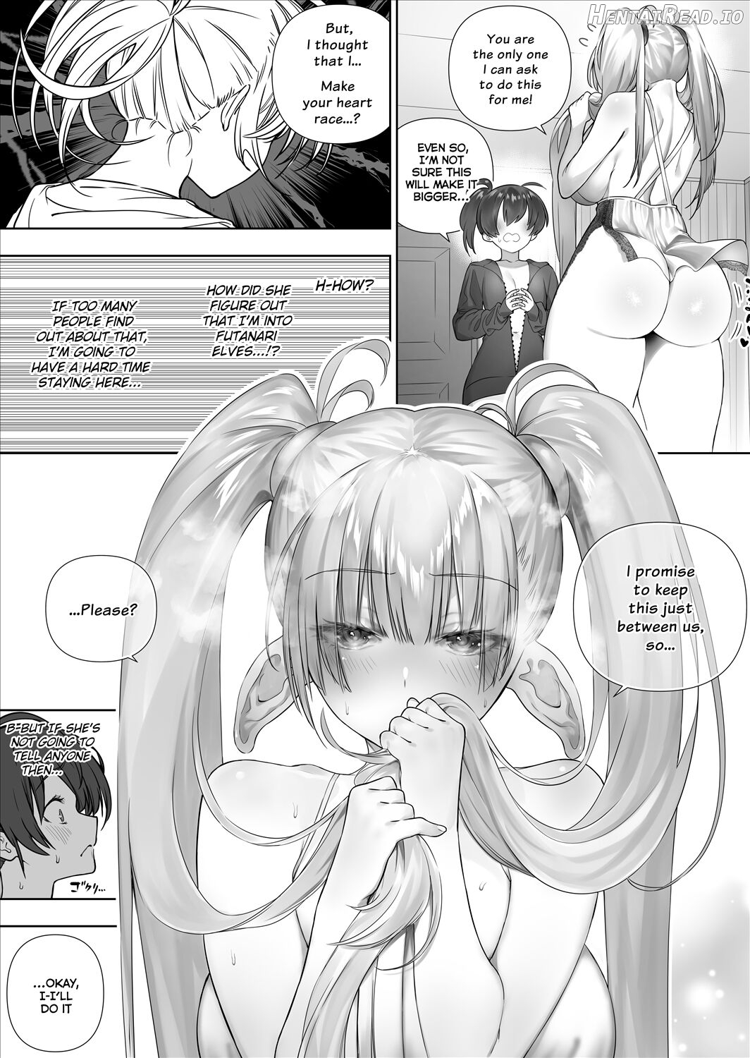 Futanari no Elf - Decensored Chapter 1 - page 197