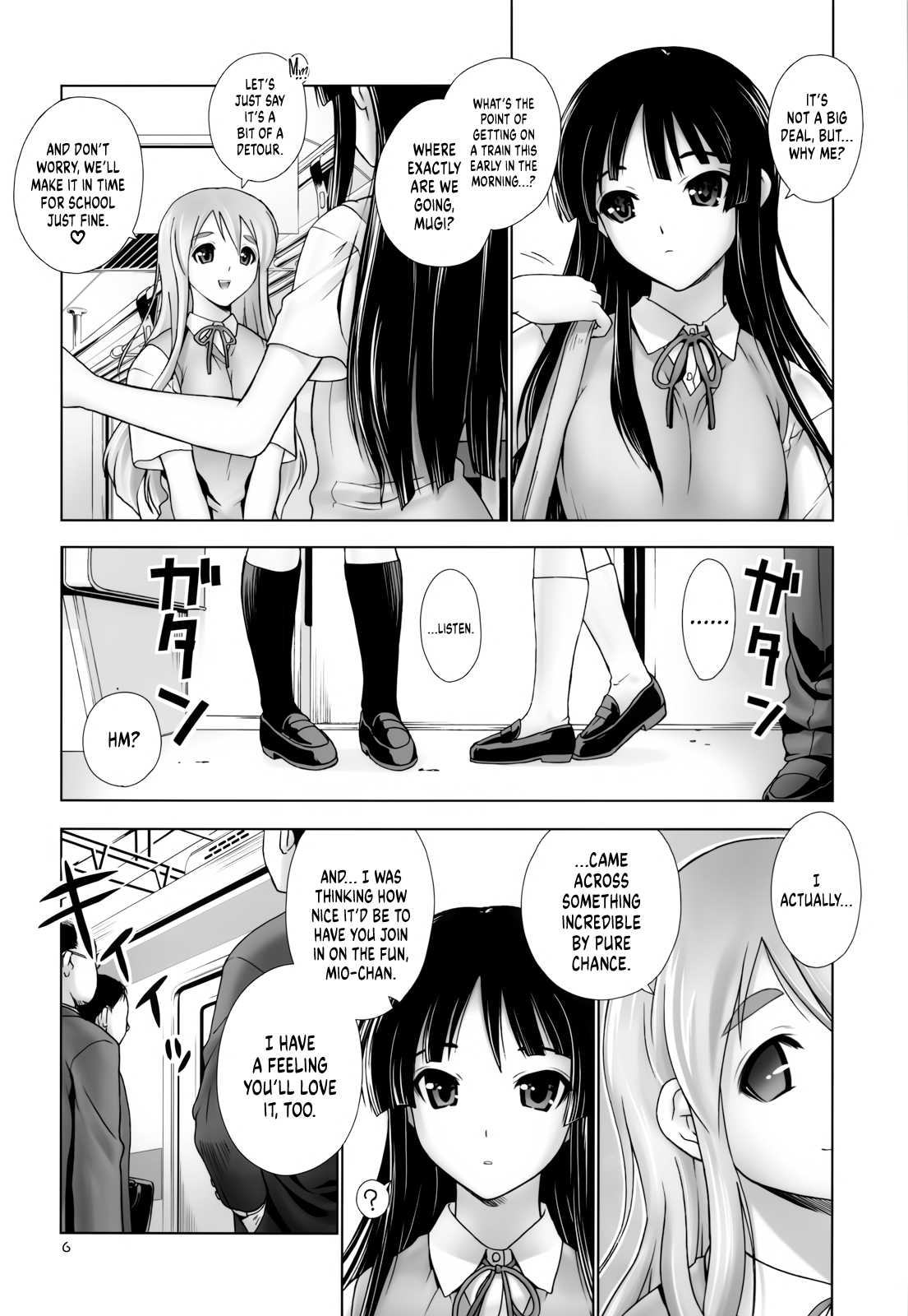 MIO-MUGi Densya Chikan Chapter 1 - page 4