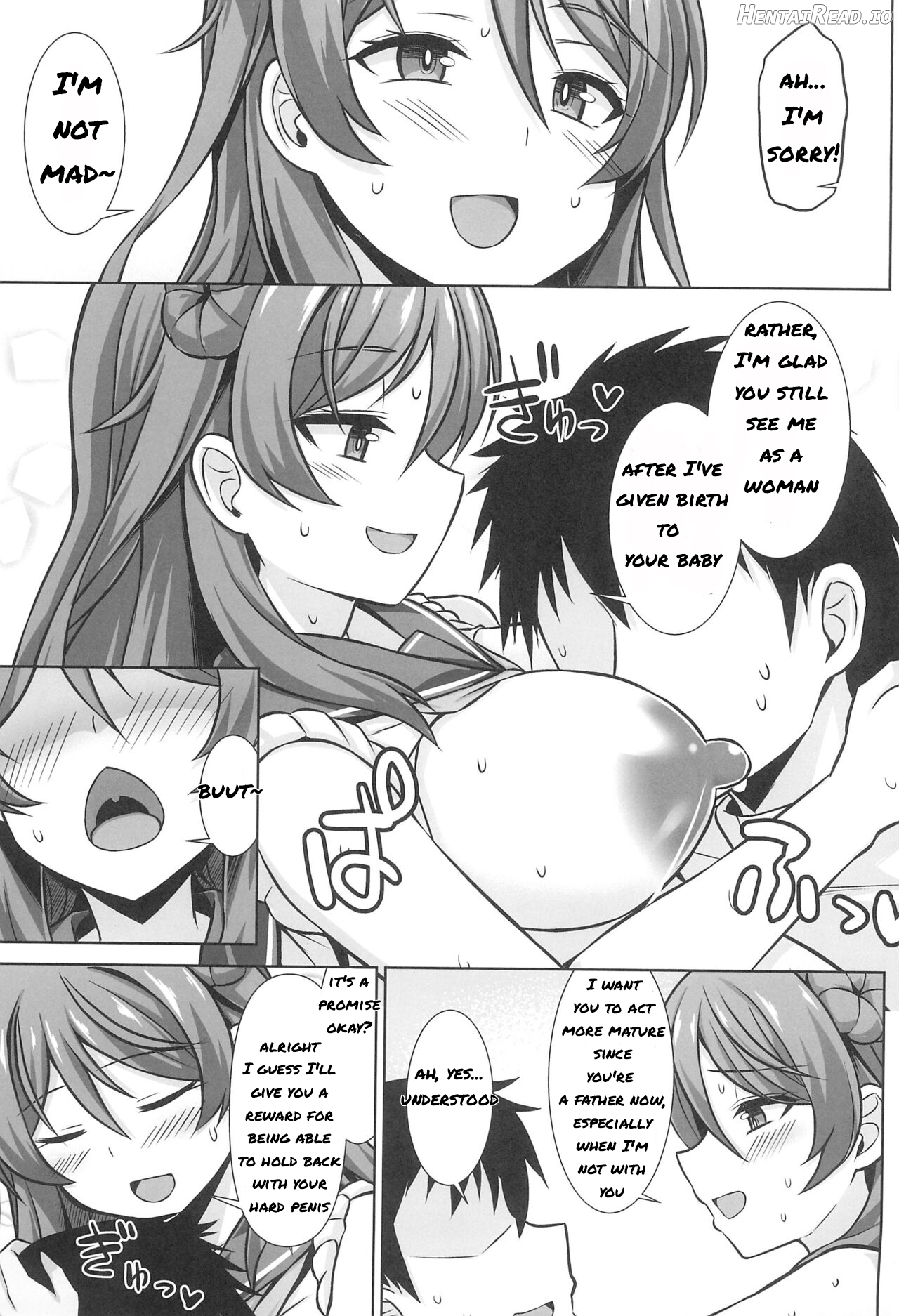 Urakaze-chan ga Ippai Bonyuu Ecchi shite Shussan shite kureru Hon Chapter 1 - page 8