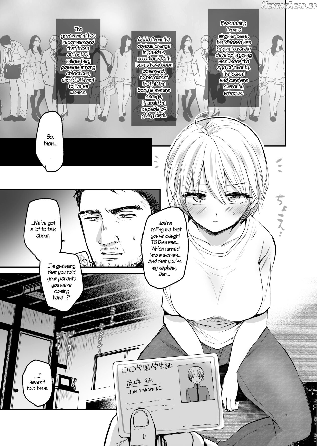 Nyotaika Shita Ore wa, Oji-san ni... Chapter 1 - page 4