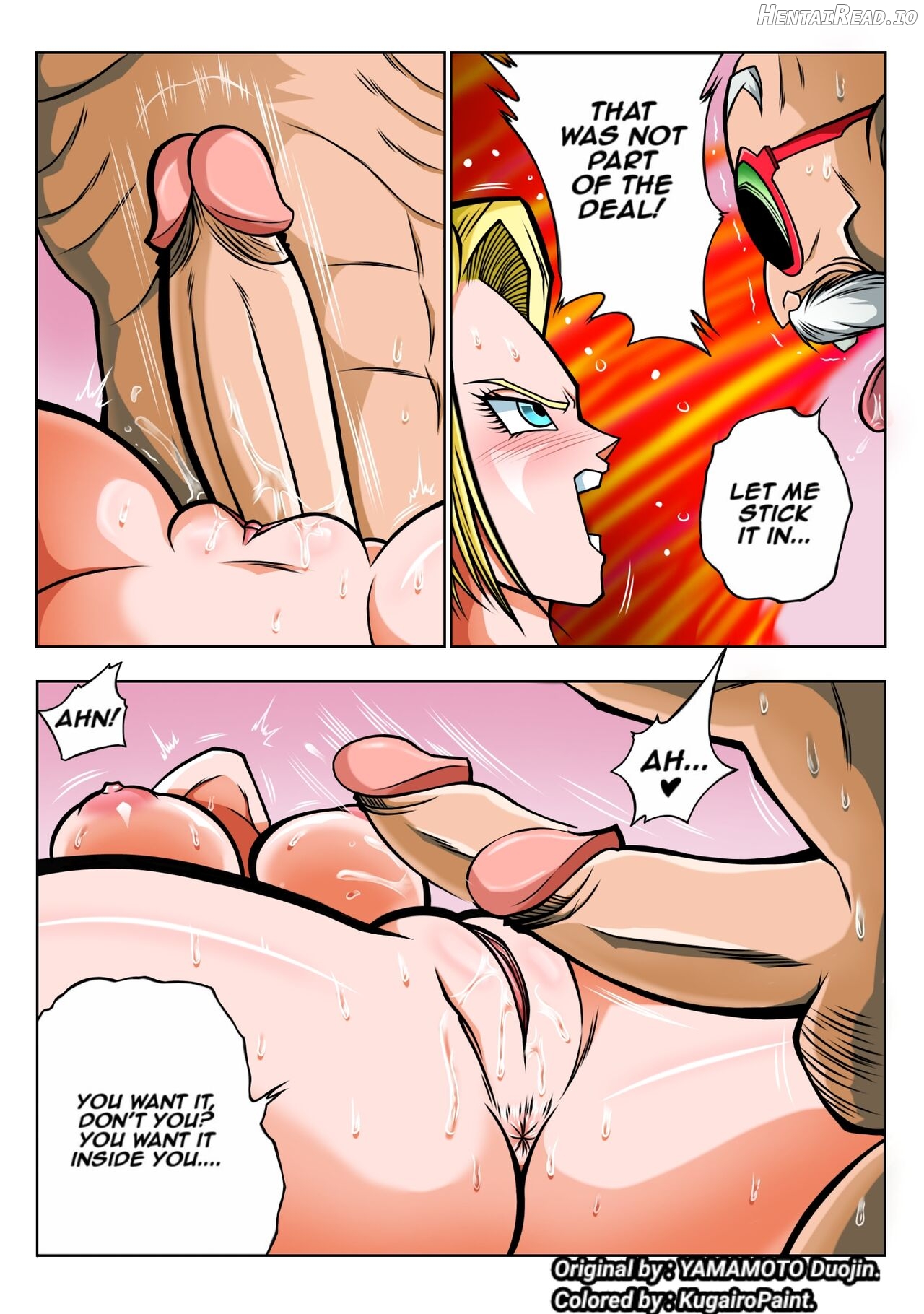 Android 18 vs Master Roshi - Colorized Chapter 1 - page 13