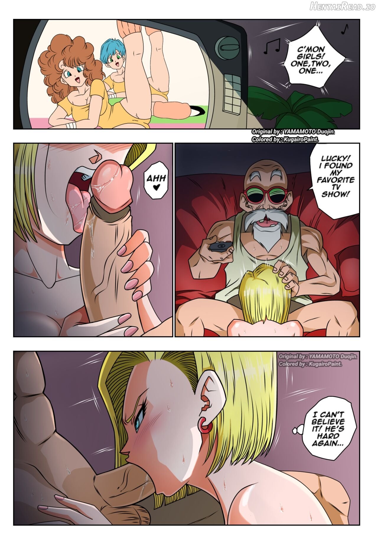 Android 18 vs Master Roshi - Colorized Chapter 1 - page 22