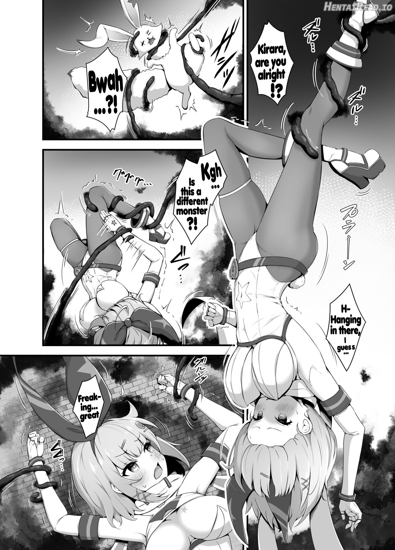 Twinkle Kirara ~TS Henshin Heroine VS Yami no Shokushu Battle~ Chapter 1 - page 14