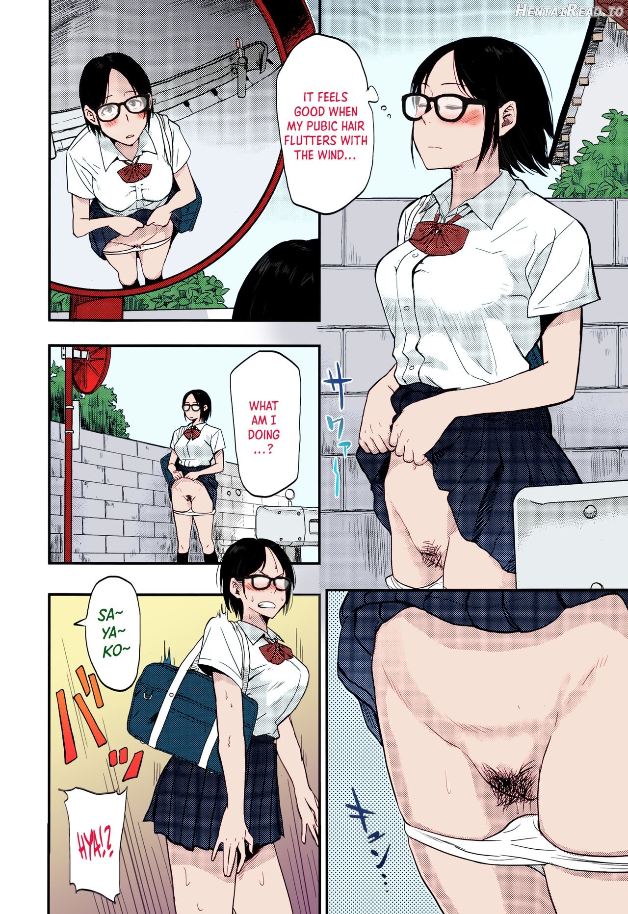 Sayako at the Bus Stop! - Colorized Chapter 3 - page 2