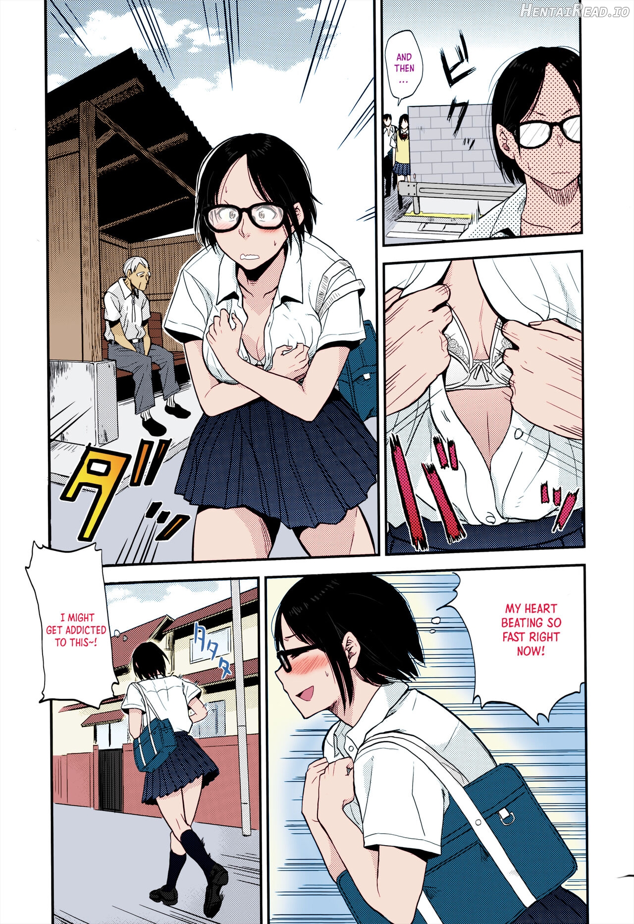 Sayako at the Bus Stop! - Colorized Chapter 3 - page 7