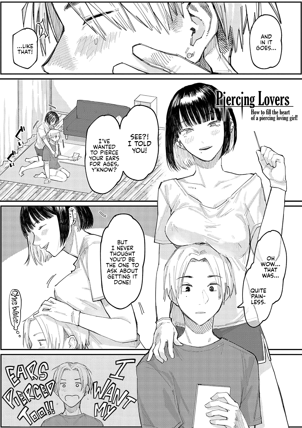 Sashi Ai - Piasu Joshi no Mitashi-kata - Decensored Chapter 3 - page 1