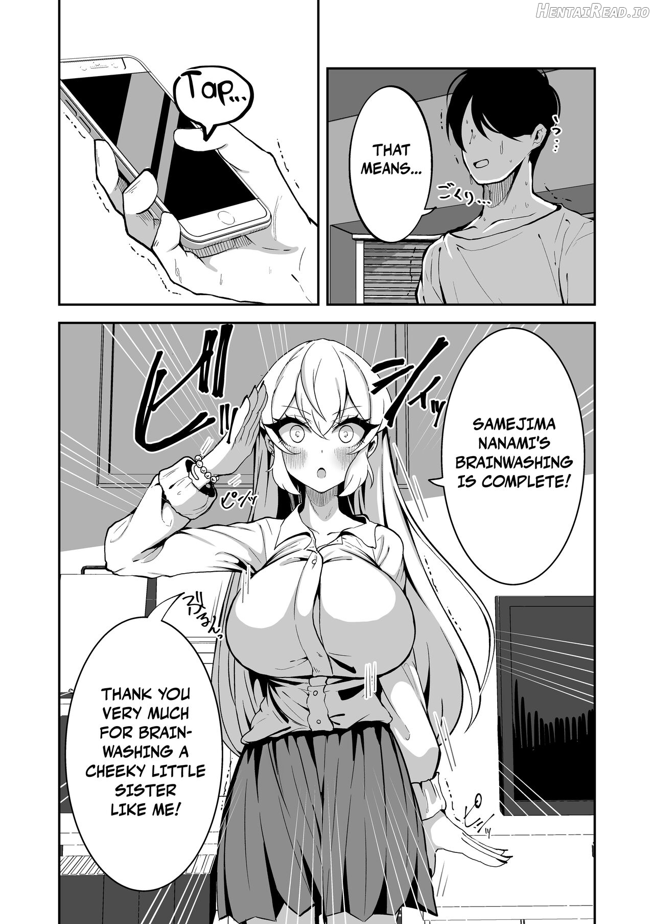 Sennou Kaihen Appli de Namaiki na Imouto wo Tsugou no Ii Onaho ni Suru Hanashi Chapter 1 - page 7