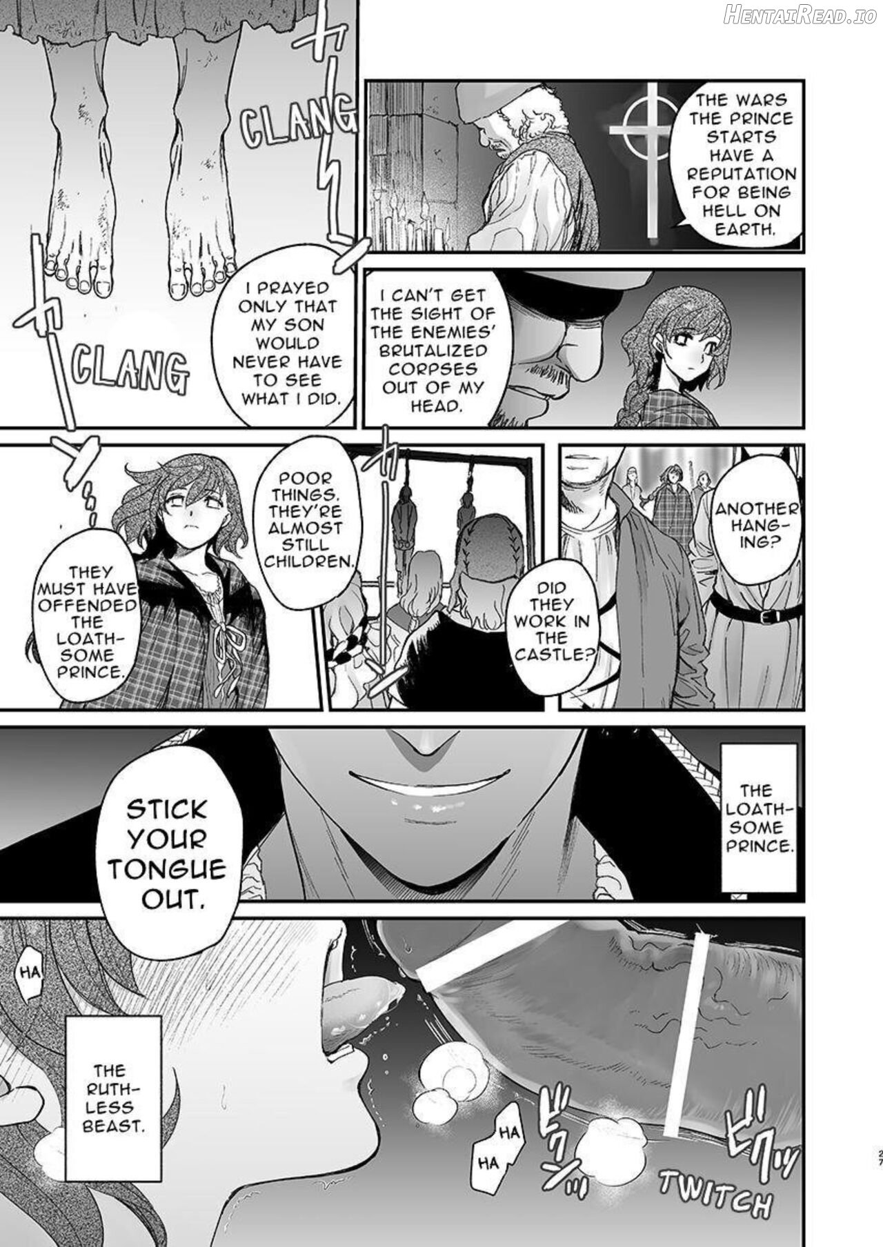 Shikei Senkoku Sareta Kenjyo ga Kiraware Ouji ni Dekiai Sarete, Shiawase ni Naru made no Monogatari・Zenpen Chapter 1 - page 24